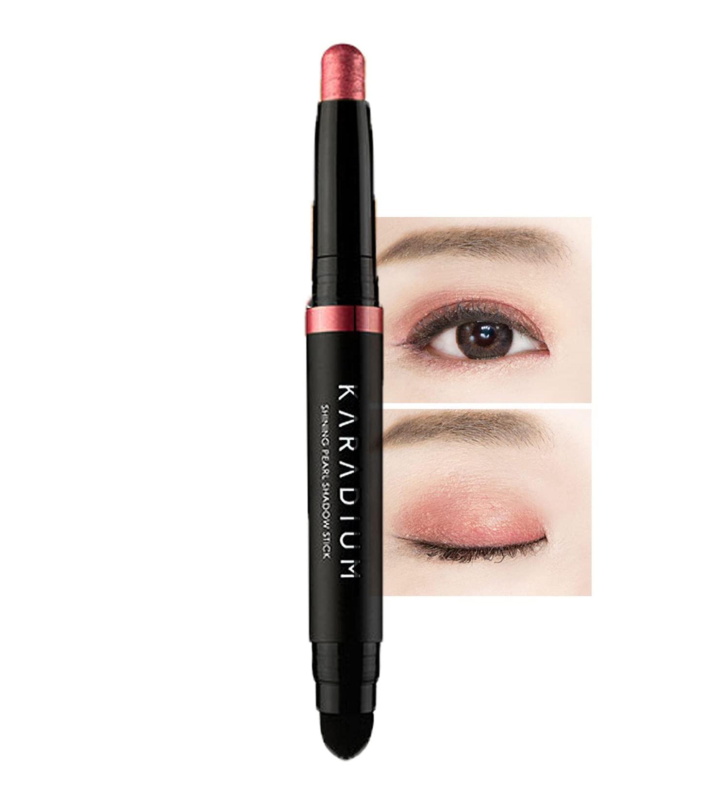 KARADIUM Shining Pearl Smudging Eye Shadow Stick 1.4g - 10 Reddish Pink | Long-Lasting Eye Makeup - Buy Online on GoSupps.com
