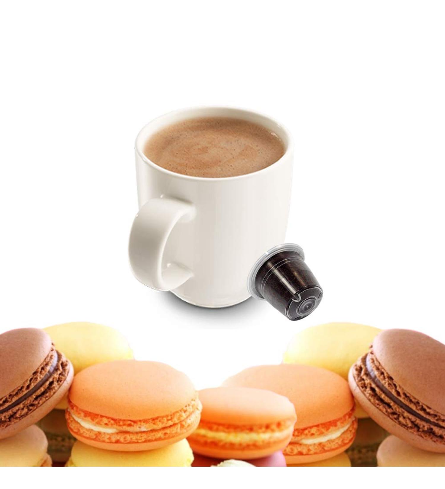 Kickkick Mandorla Macaroon Capsule compatible with Nespresso (10 pcs) Flavored Coffee Solution for Nespresso Aroma Pod Coffee Machine Almond - Buy Online on GoSupps.com