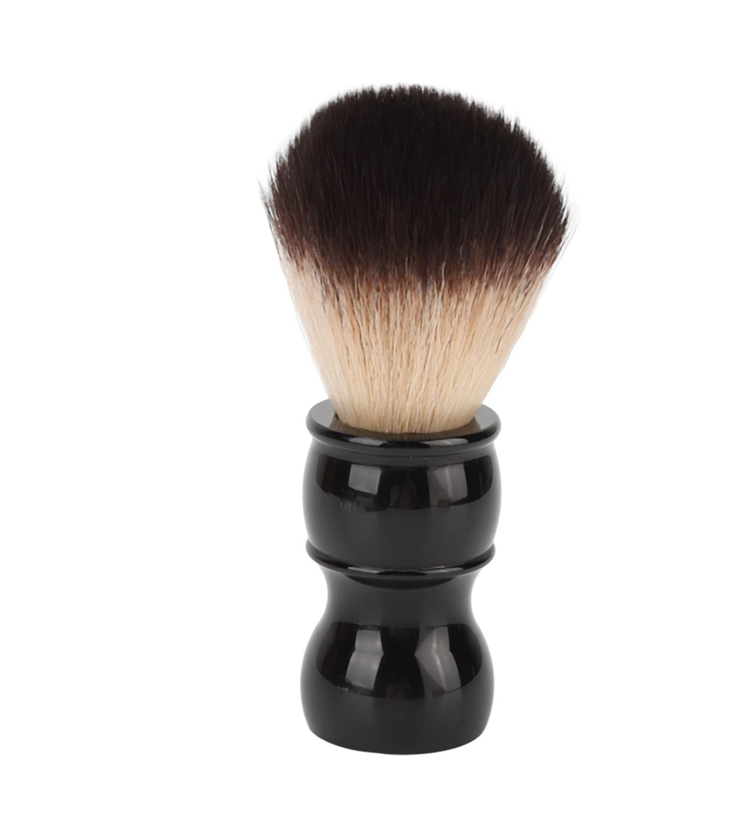 Professional Men's Shaving Brush - Ergonomic Resin Grip & Soft Nylon Bristles for Ultimate Facial Care - Buy Online on GoSupps.com