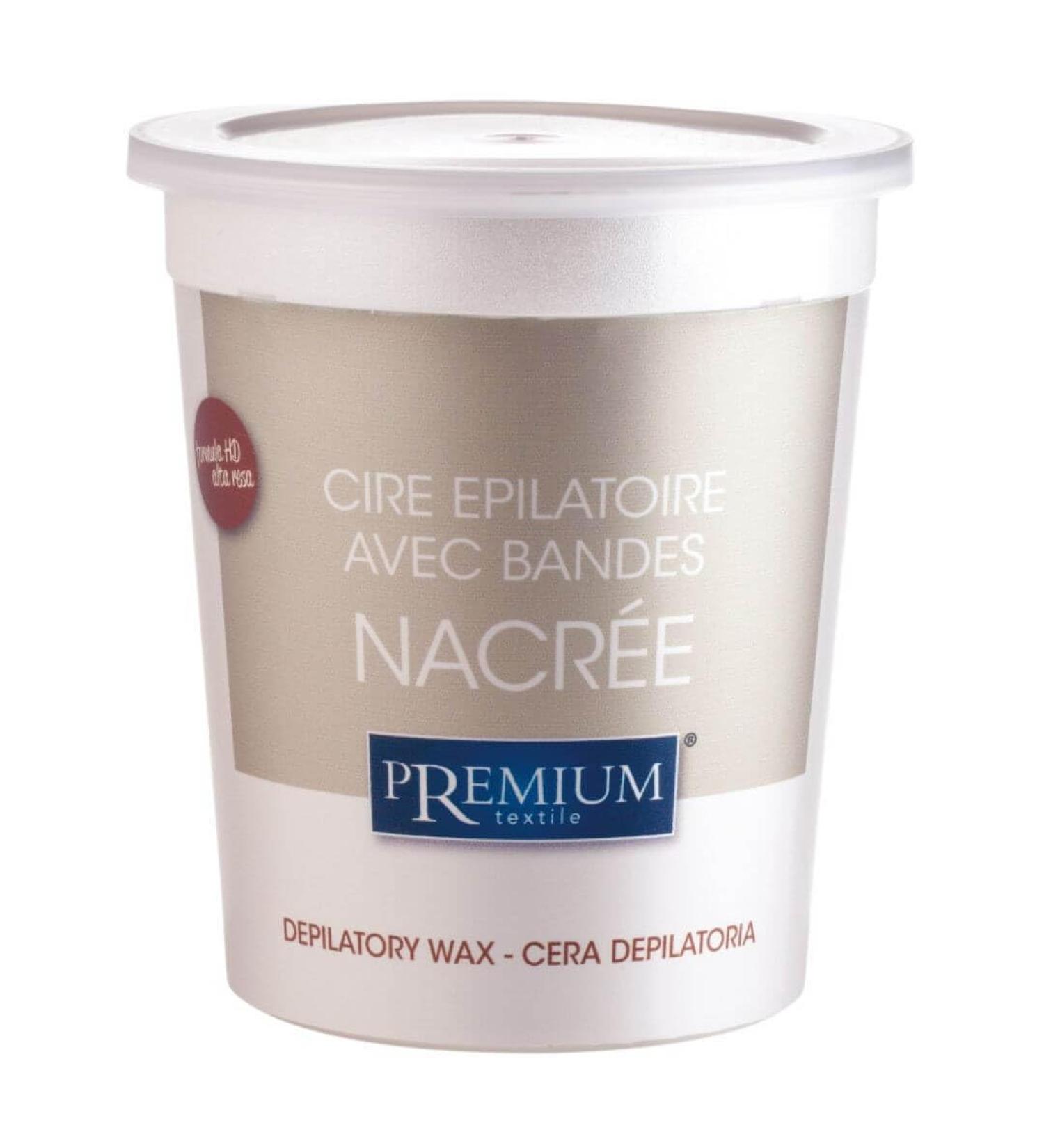 Cire chaude Nacree de qualit sup rieure - 700 ml - Passe au micro-ondes