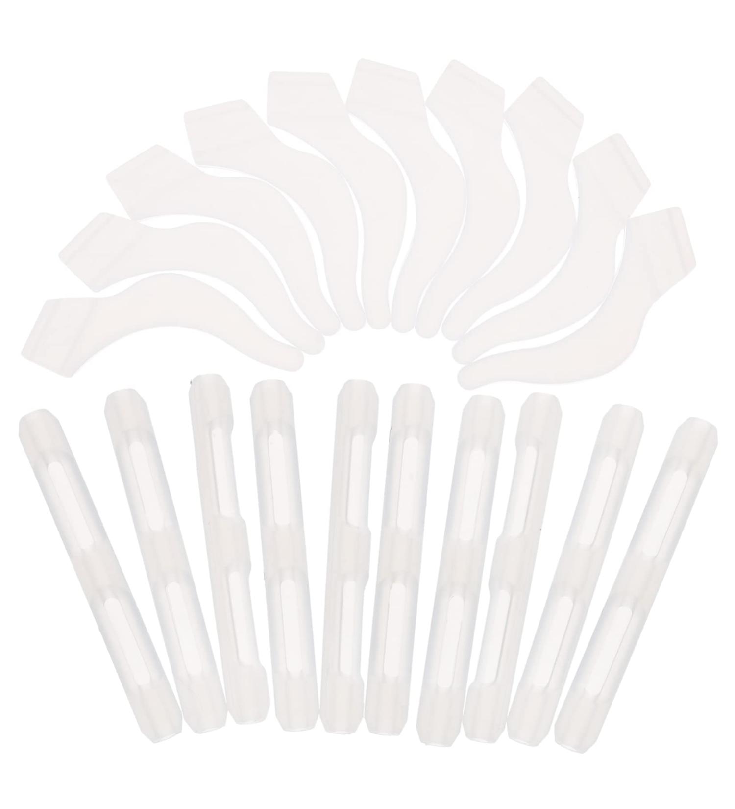 Healeved Anti-Slip Silicone Glasses Ear Pads - 20 Pairs for Secure Sunglasses - White 5.6x0.6cm - Buy Online on GoSupps.com