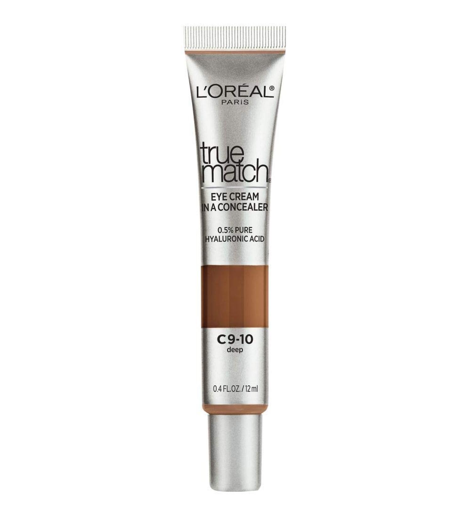 L Or al Paris True Match Eye Cream Concealer - 0.5% Hyaluronic Acid Deep C9-10 0.4 fl. oz. - Shop Now for Flawless Skin - Buy Online on GoSupps.com