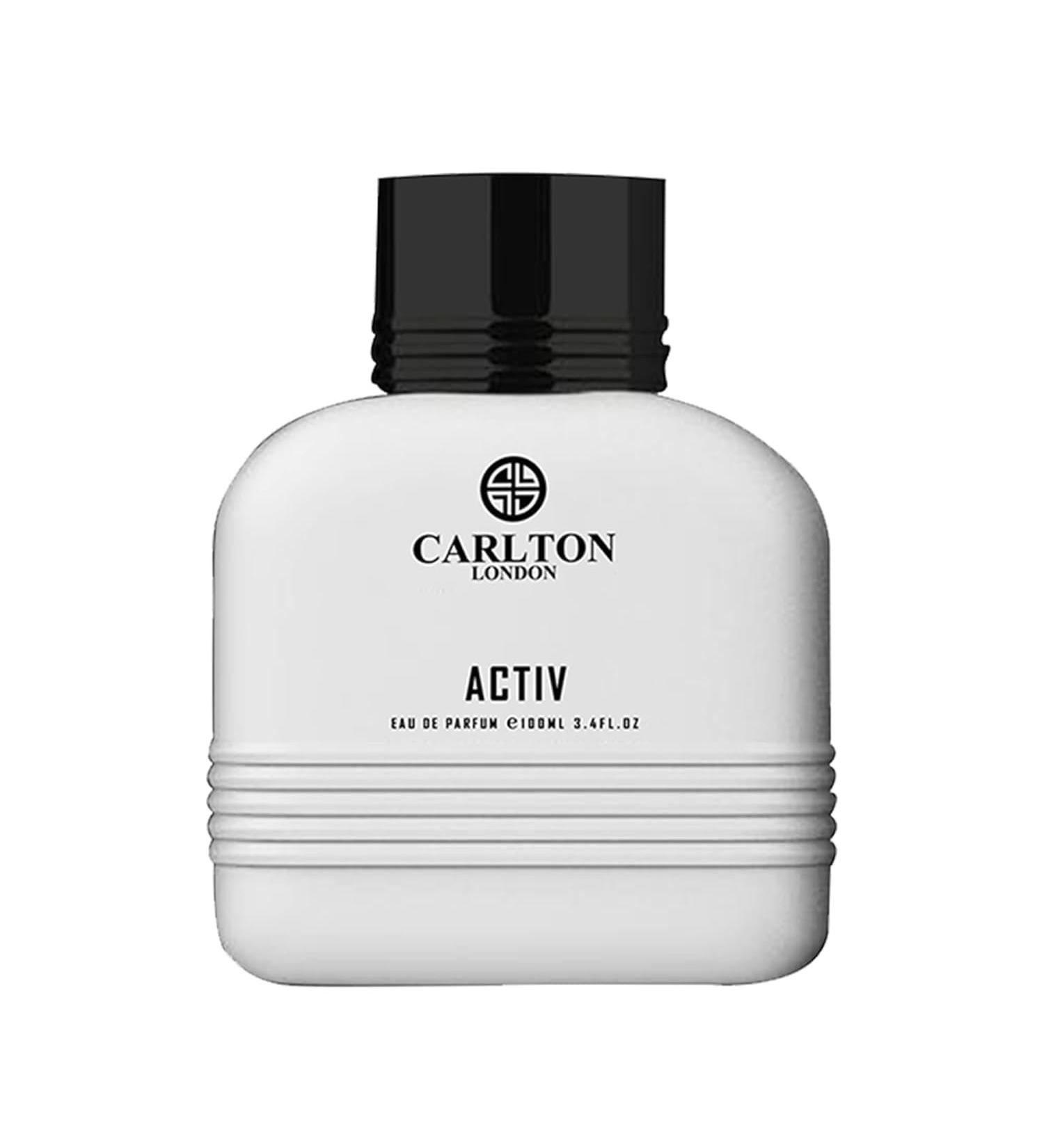 Carlto.n London Activ Eau De Parfum For Men | Limited Edition Premium Long Lasting Smoldering Perfume For Men - 100 Ml | Luxury Long Lasting Fresh Fresh Fresh Fragrance Spray | Gift For Men - Buy Online on GoSupps.com