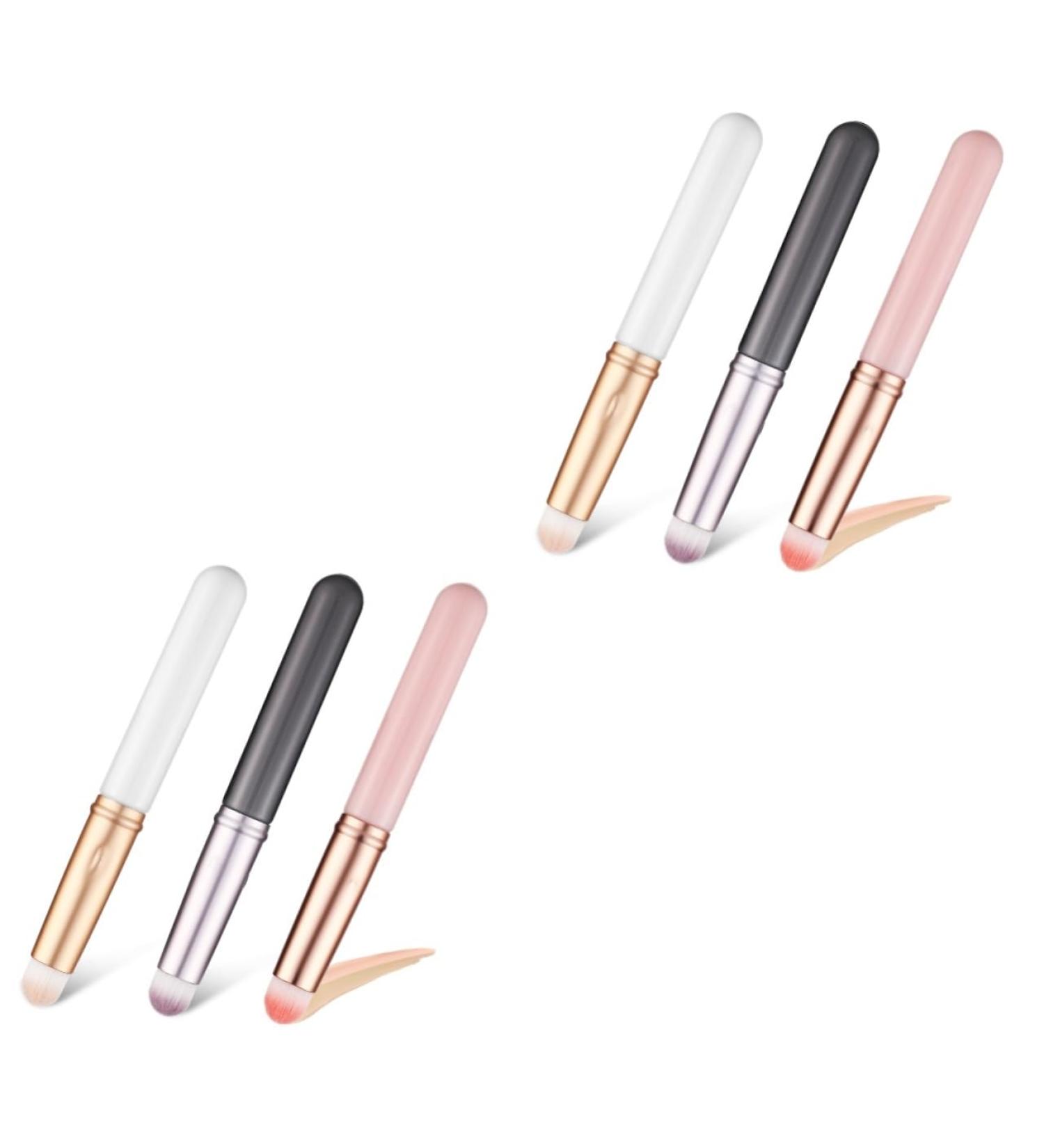 FRCOLOR 6 Pcs Lip & Concealer Brush Set - Makeup Applicators for Lips & Eyebrows - High-Quality Blending Tools for Women - Buy Online on GoSupps.com