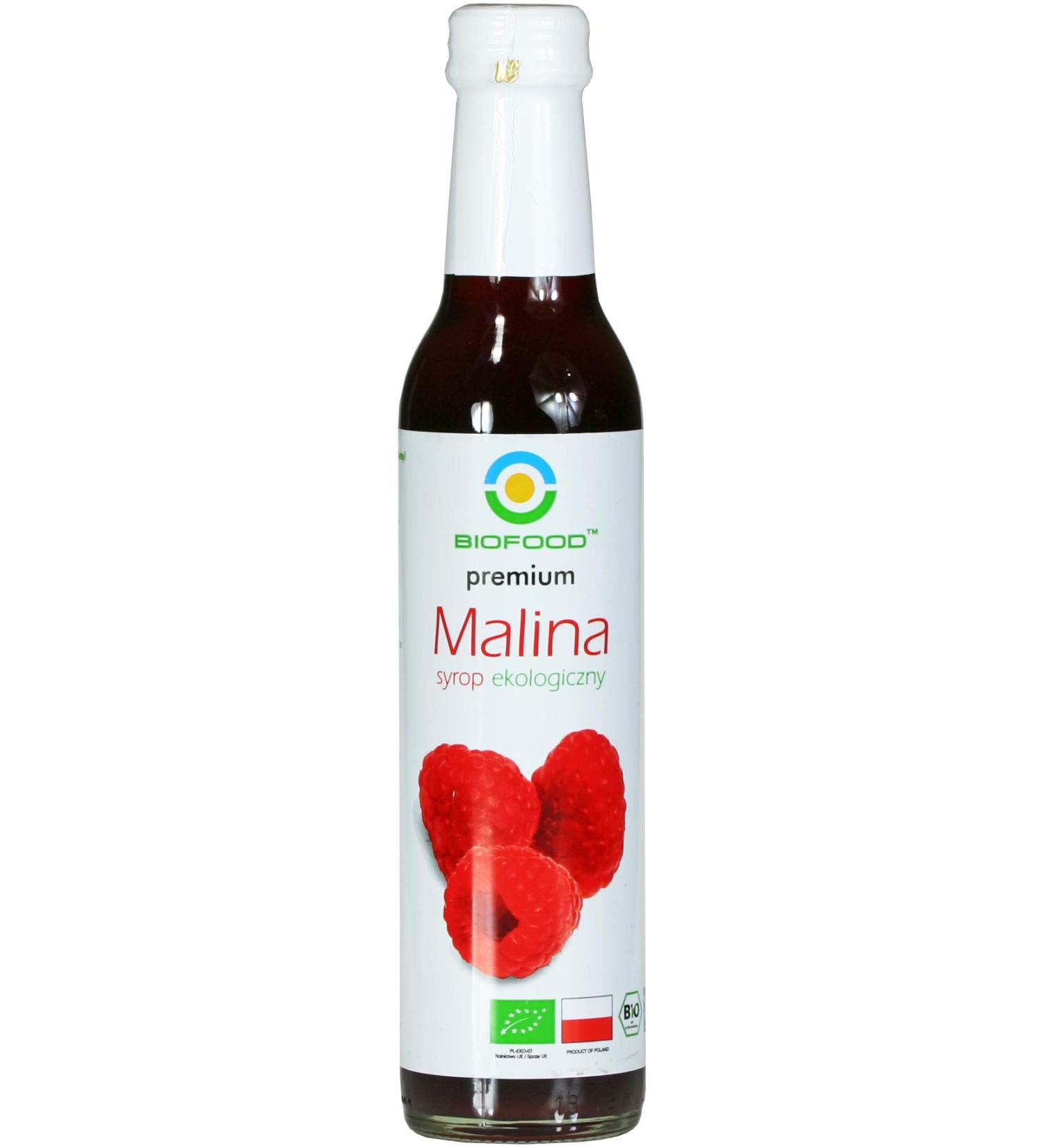 SIROP DE FRAMBOISE BIO 250 ml - BIO FOOD