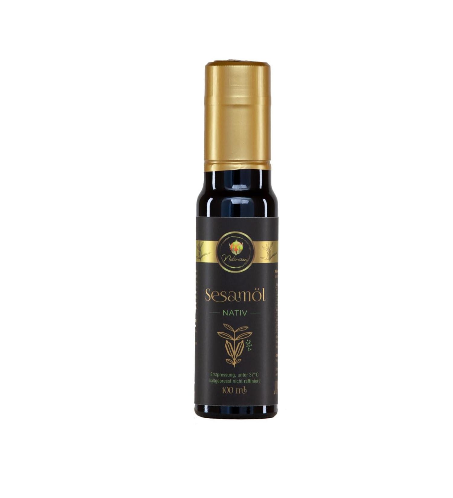 Naturezon Bio Sesame Oil 100ml - Cold-Pressed & Freshly Pressed | Pre-Order Now! - Buy Online on GoSupps.com