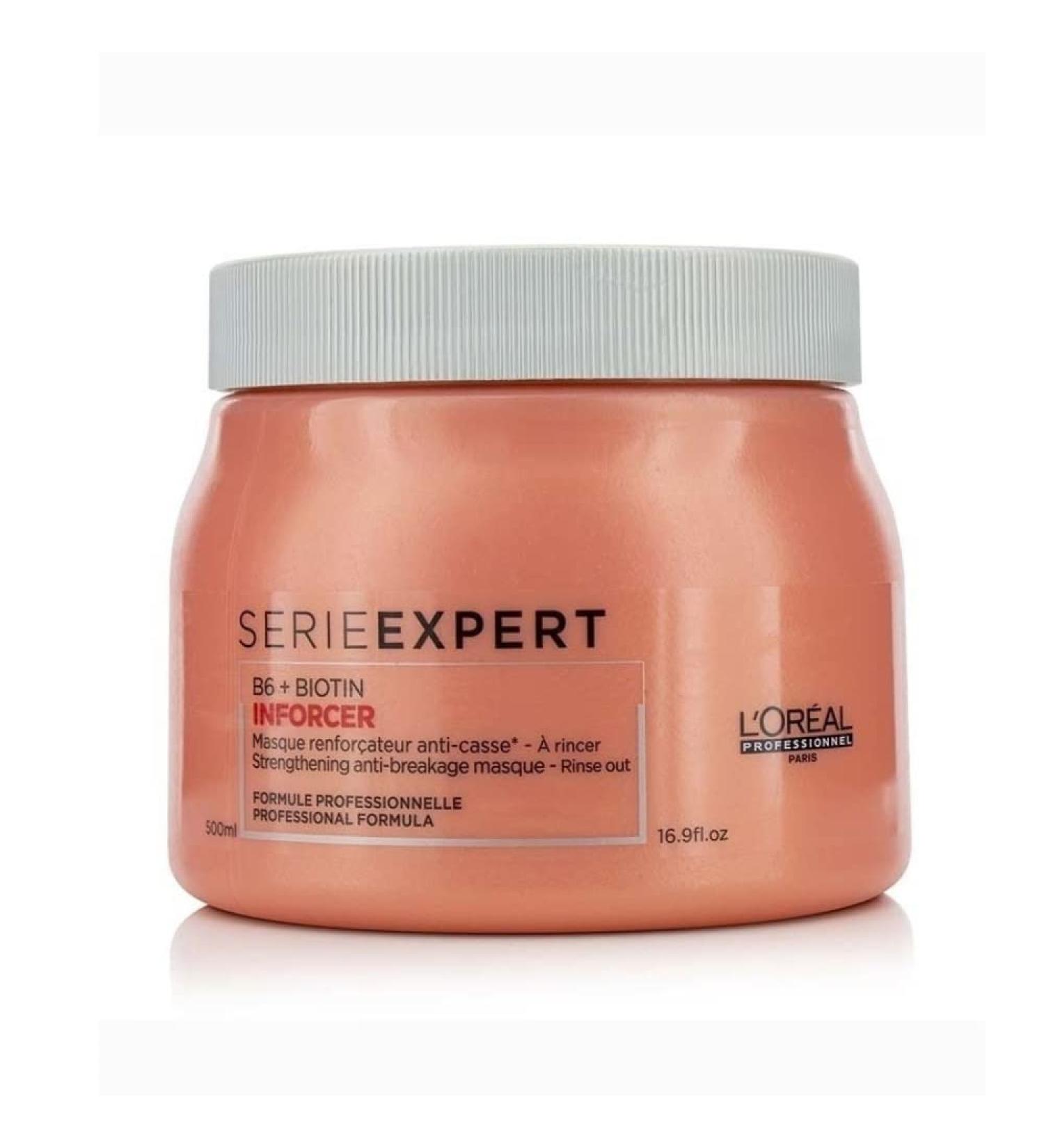 L'Or al Professionnel | Serie Expert | Inforcer Mask | For Brittle and Fragile Hair | 500 ml 500 ml (Pack of 1) - Buy Online on GoSupps.com