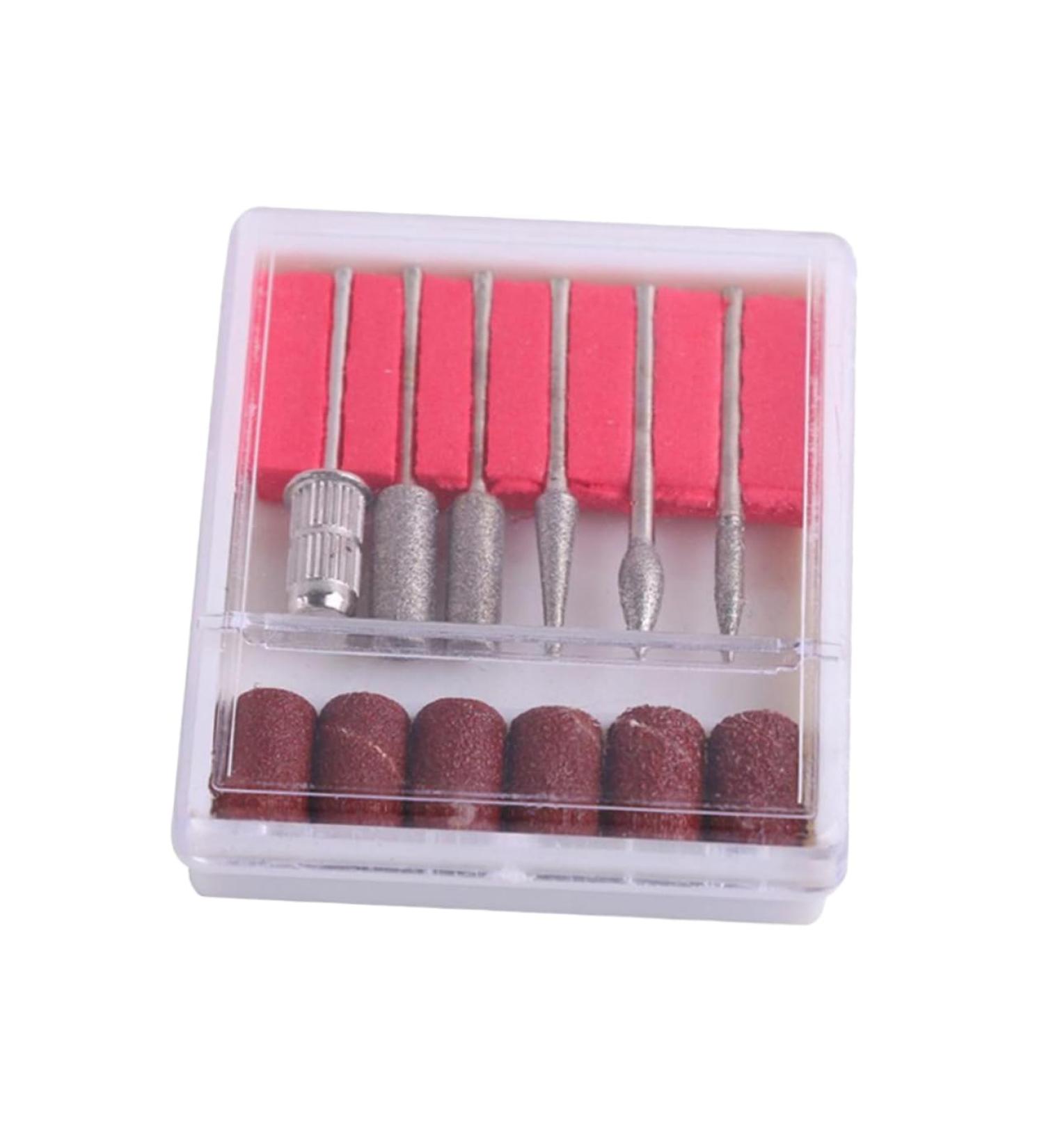 minkissy 1 Set Set Simple Designs Durable Nail Set Manicure Tool Kit Nail Drill for Gel Nails Nail Drill Sanding Bands Nail Polishing Bit Sanding Ring Bands Nail Polishing Tool File medium Assorted Color - Buy Online on GoSupps.com