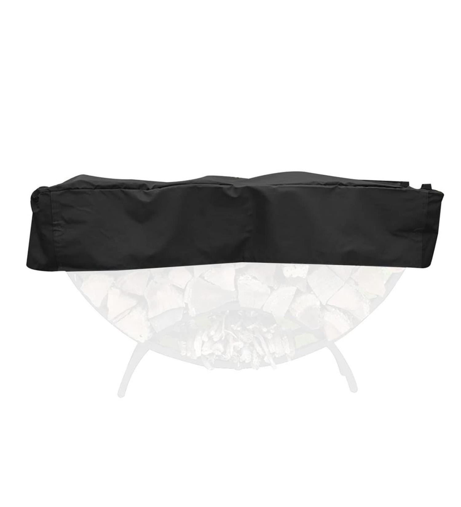 Montesy Upgrade Firewood Log Rack Cover 2100D Oxford Heavy Duty Waterproof Outdoor- For Cover For Protect Black - Buy Online on GoSupps.com