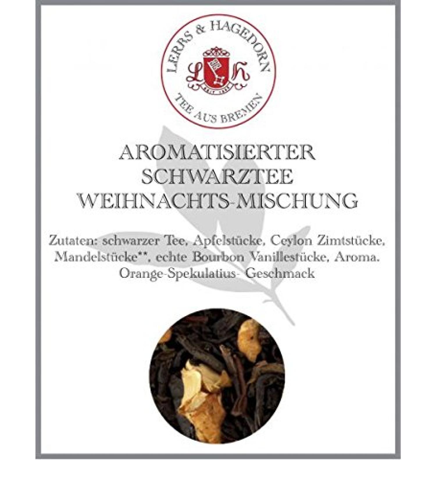  Lerbs & Hagedorn Lerbs & Hagedorn Christmas Black Tea Blend | Orange Speculoos Approx. 2 kg (162 litres) Black tea apple pieces cinnamon pieces - Buy Online on GoSupps.com