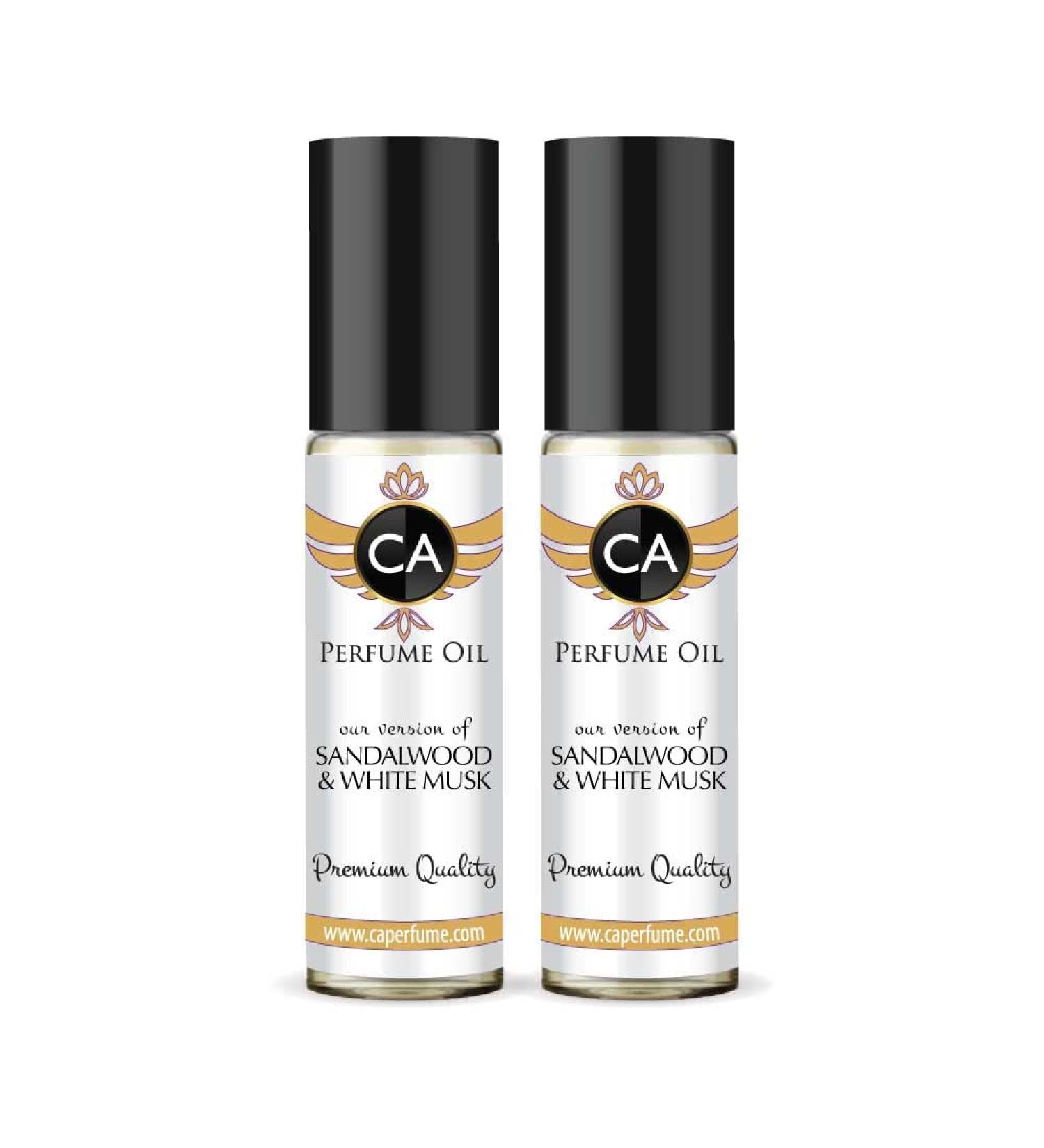 CA Perfume Impression of Emra Sandalwood & White Musk For Women & Men Replica Fragrance Body Oil Dupes Alcohol-Free Essential Aromatherapy Sample Travel Size Long Lasting Attar Roll-On 0.3 Fl Oz-X2 - Buy Online on GoSupps.com