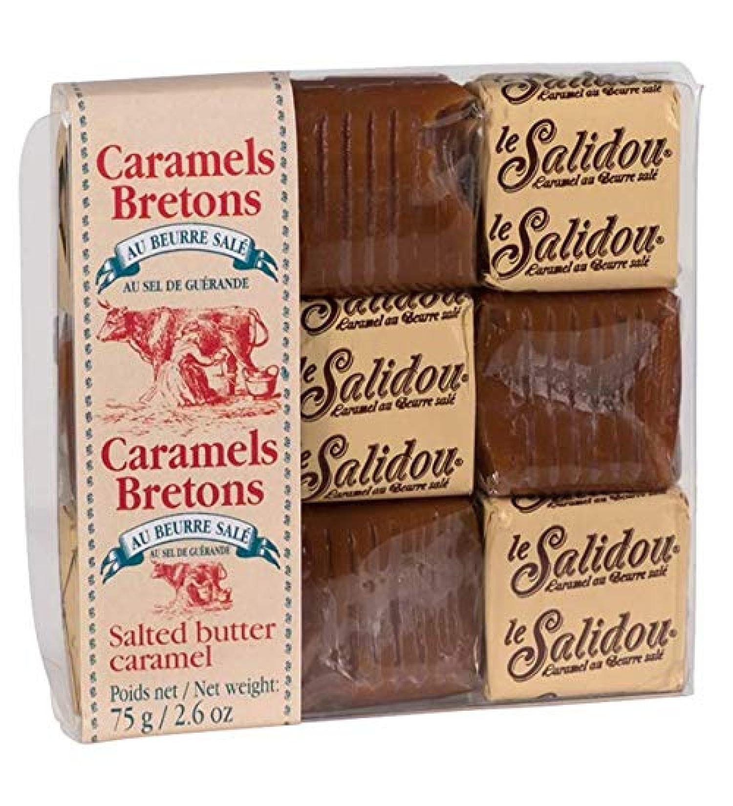 Buy Breton Caramel Candies - Soft Salted Butter Caramel with Sea Salt | La Maison D'Armorine 75g - International Shipping Available - Buy Online on GoSupps.com