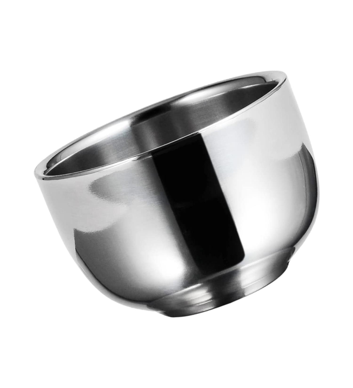 PopetPop 2-Pack Shaving Bowl Set for Men Razor & Cream Containers Metal Storage Perfect for Travel (7.3x5cm) - Buy Online on GoSupps.com