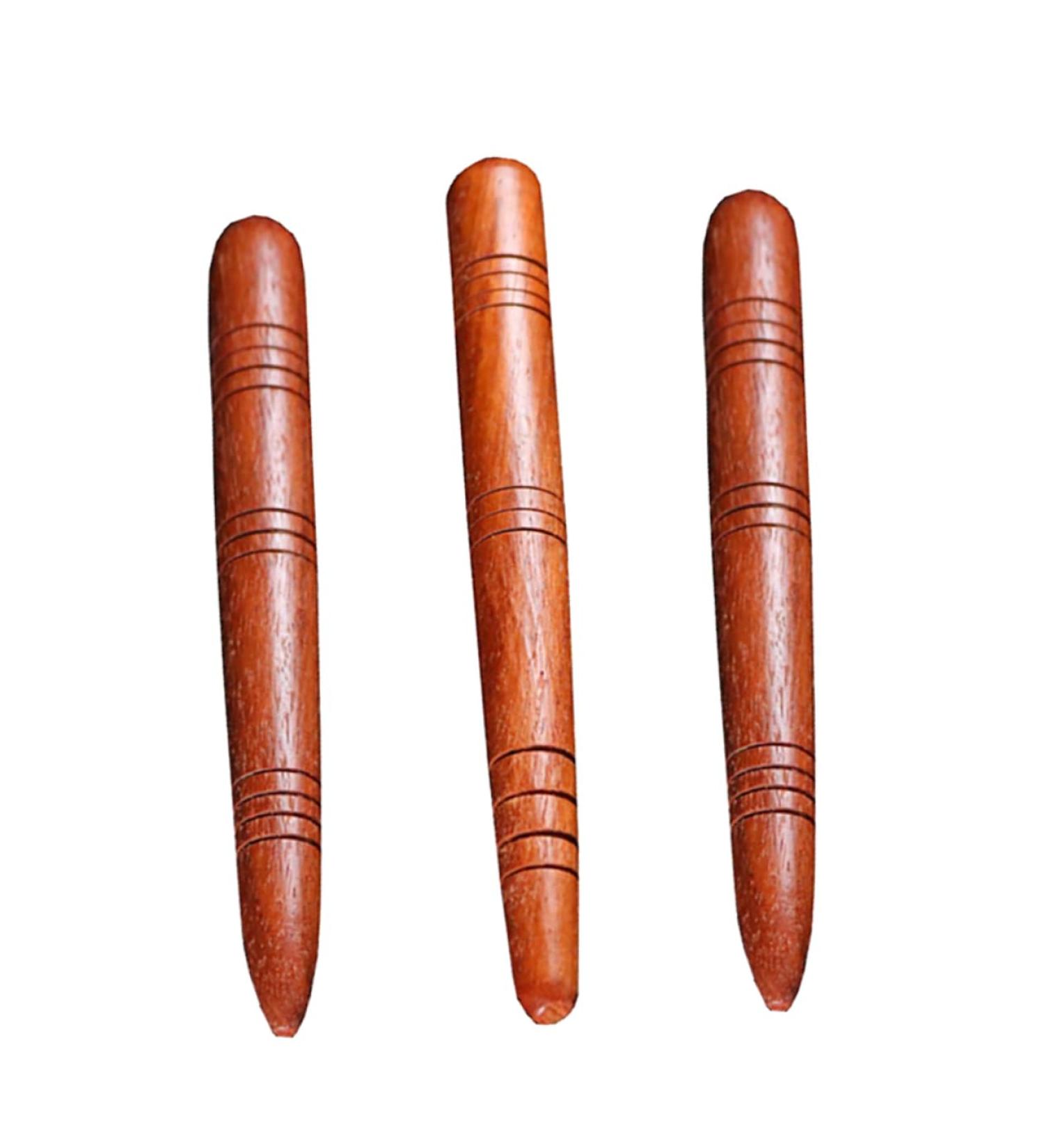 Buy Minkissy 3PC Acupuncture Rods & Wooden Gua Sha Tool - Chinese Massage Balls & Manual Massage Tools for Optimal Pain Relief - Buy Online on GoSupps.com