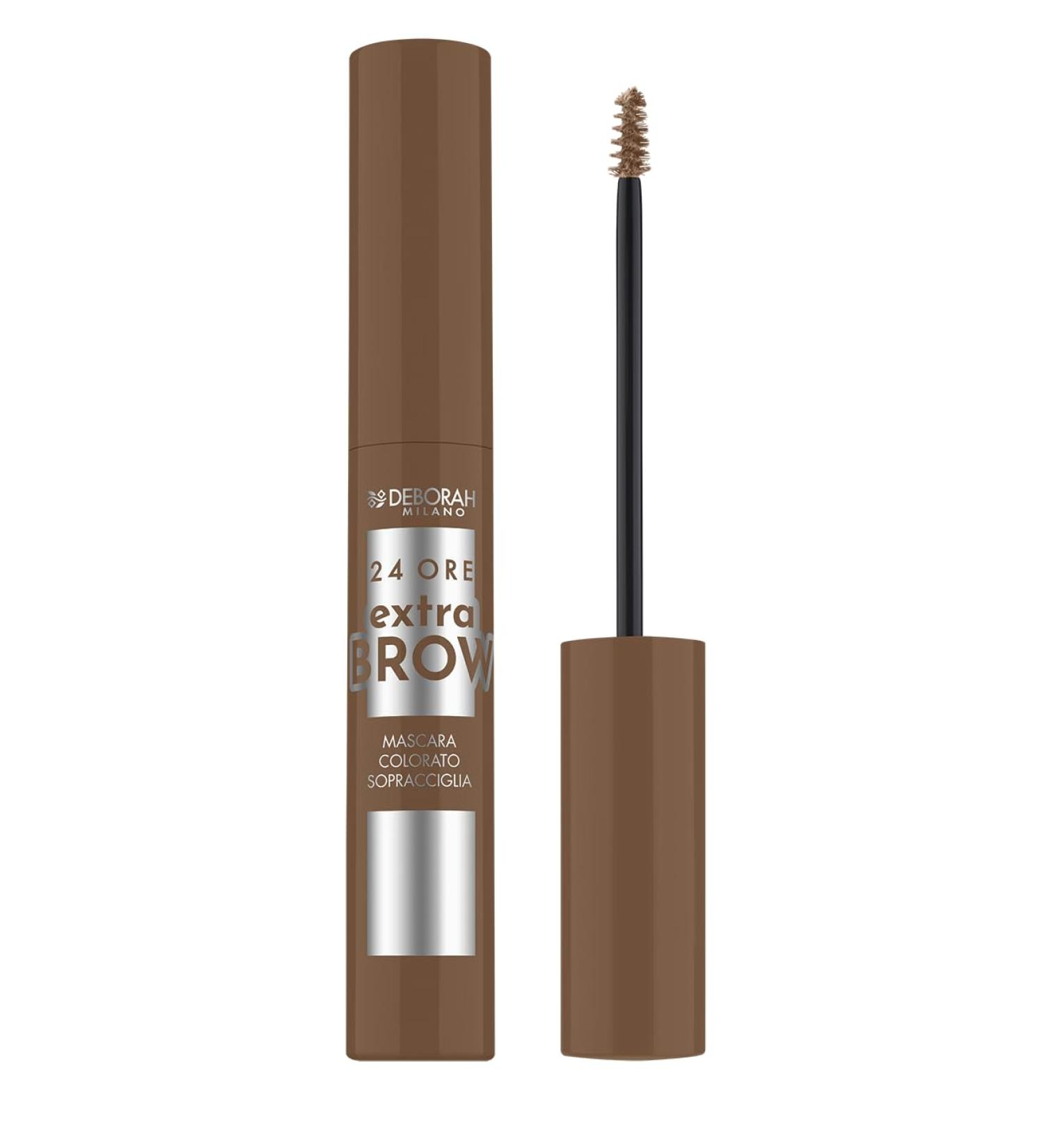 DEBORAH Deborah Milan - 24 Hour Extra Brow Colored Mascara 01 Light Brown long-lasting waterproof gives a natural and defined finish