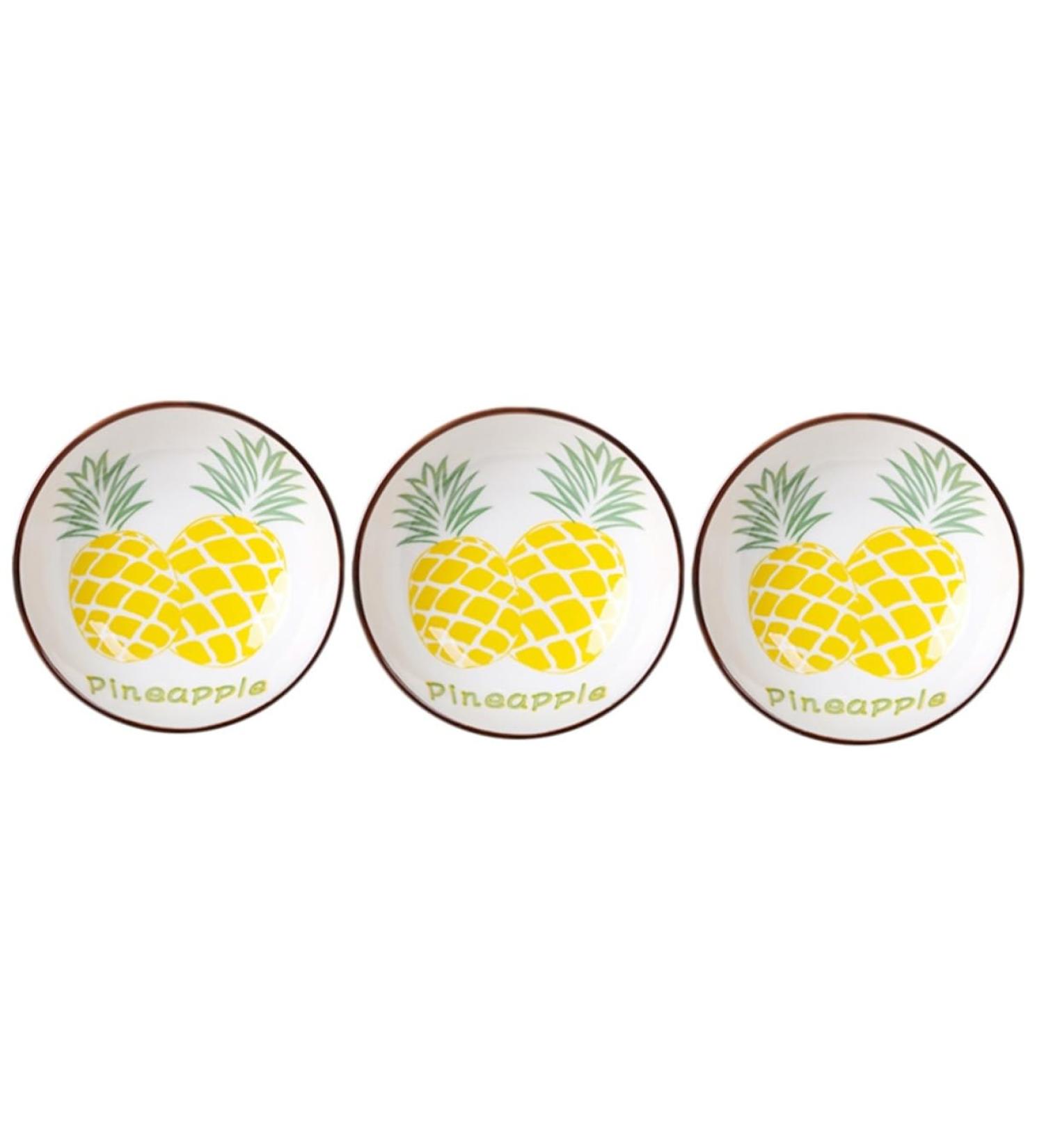 OUNONA 3pcs Mini Dip Plates Sauce Dishes Side Dish Serving Bowls Snack Plates Small Bowls Cute Kitchen Accessories Soy Sauce Bowls Cereal Bowl Dipping Sauce Bowl Ceramics Micro-Wave Oven - Buy Online on GoSupps.com