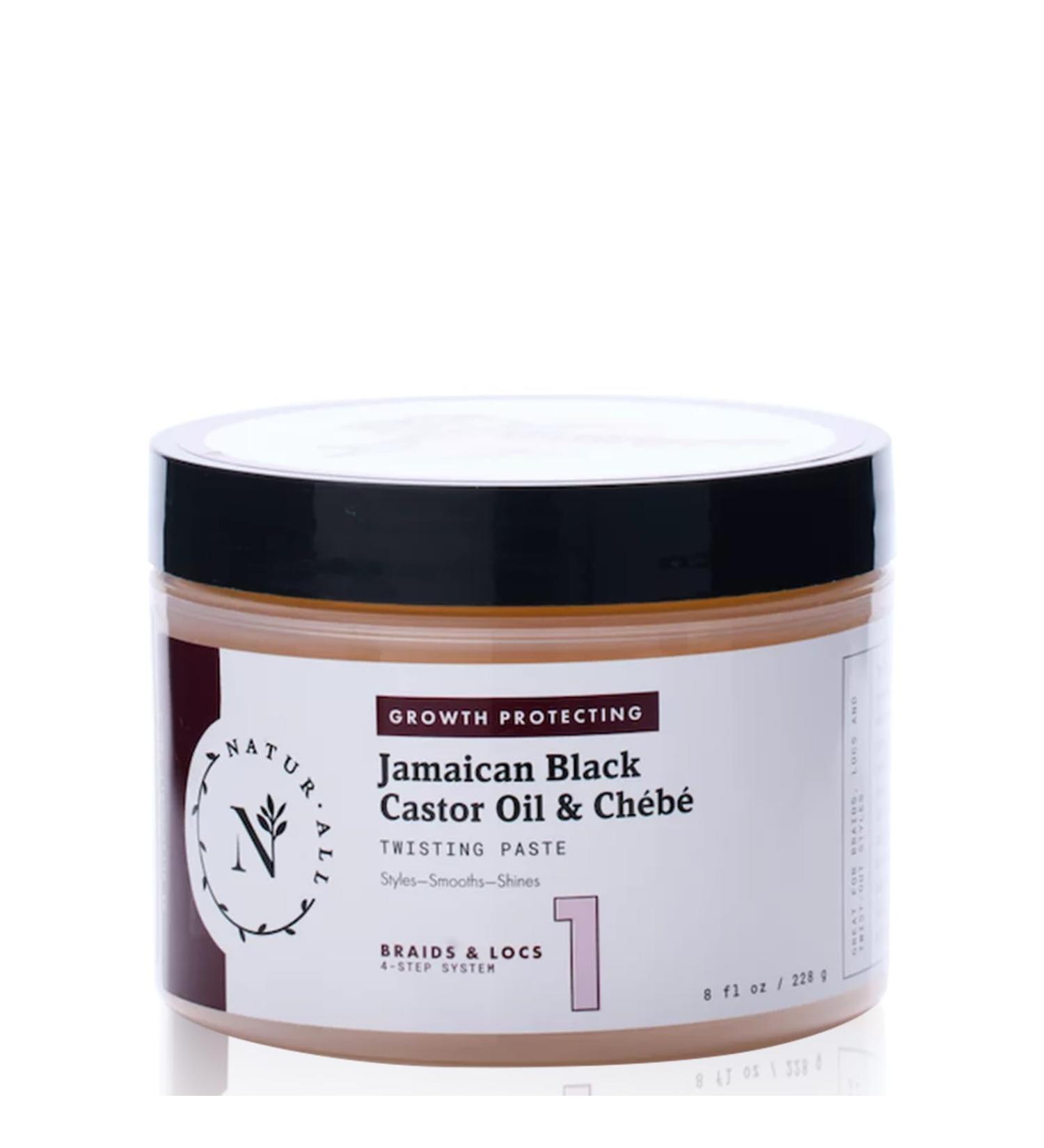 NaturAll Jamaican Black Castor Oil & Chebe Braiding Gel | Sulfate-Free Loc Gel for Retwists & Braids | High Hold & Shine | 8 OZ - Buy Online on GoSupps.com