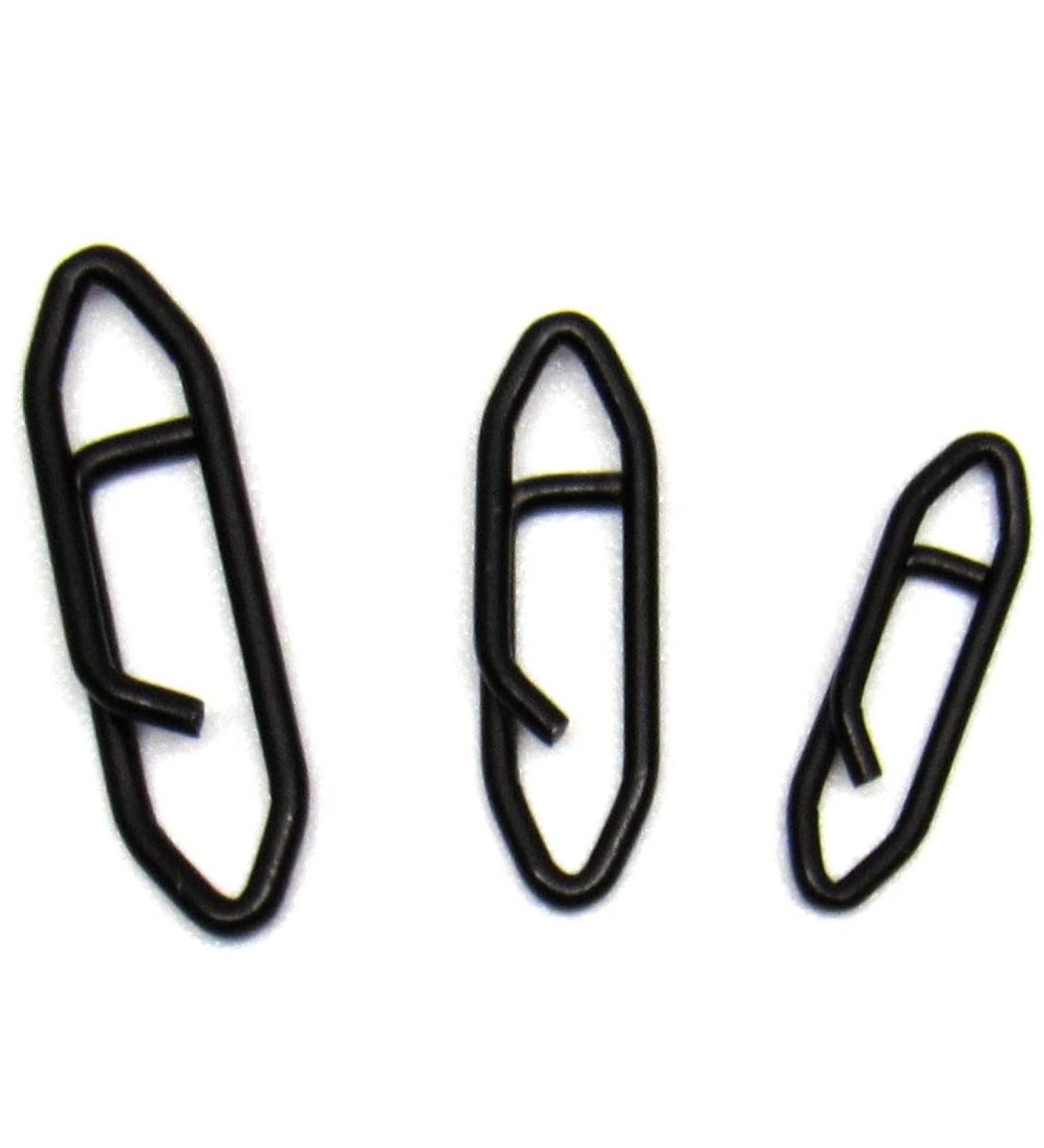 Harmony Fishing Stealth Clips (25 Pack) - Black Stainless Ultra-Strong Fast-Swapping Power Snaps - 13mm (25# Test) - Buy Online on GoSupps.com