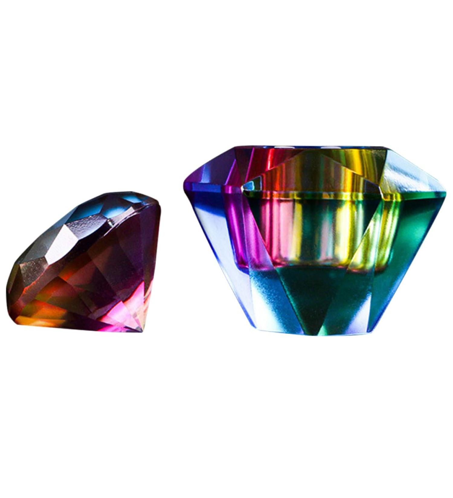 minkissy Glass Mug with Lid Shot Glass with Lid Glass Cups with Lid Dappen Dish Nail Dish Acrylic Liquid Holder Monomer Holder Plate Crystal Glass Crystal Liquid Cup Manicure Nail Supplies - Buy Online on GoSupps.com