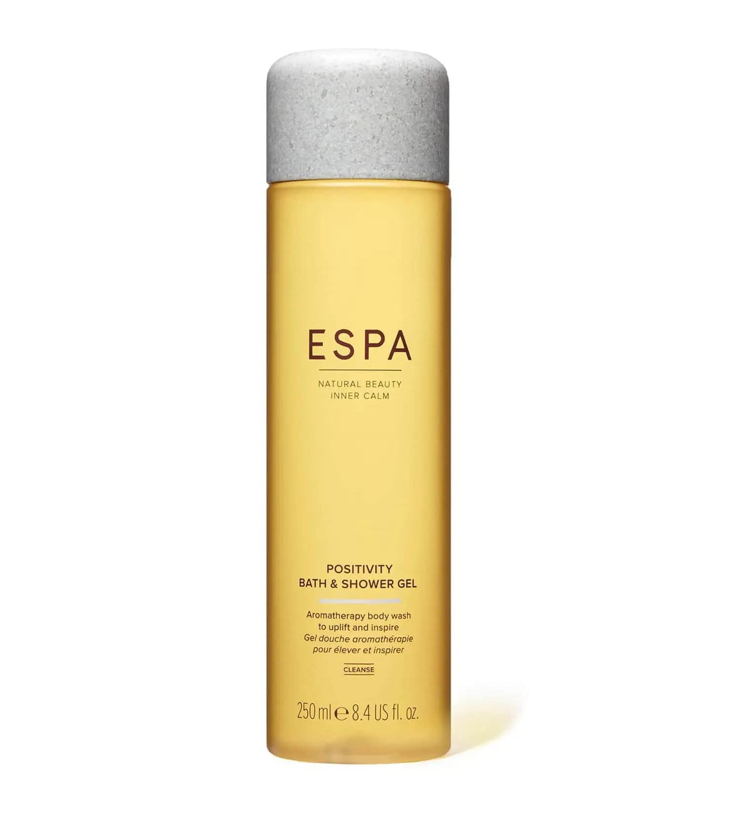 Buy ESPA Positivity Bath & Shower Gel 250ml - Jasmine Gardenia & Rose Geranium | Vegan & International Shipping - Buy Online on GoSupps.com