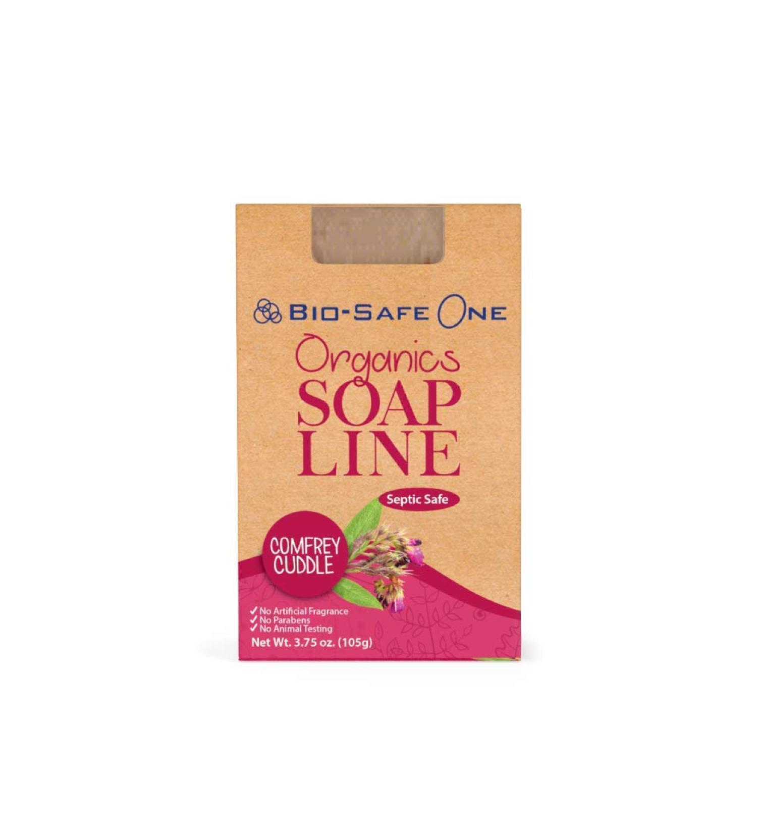 Comfrey Cuddle Organic Soap Bar 4 oz All-Natural Handmade Exfoliating Soap for Healthy Skin | 100% Organic No GMO Made in USA - Ship Worldwide - Buy Online on GoSupps.com