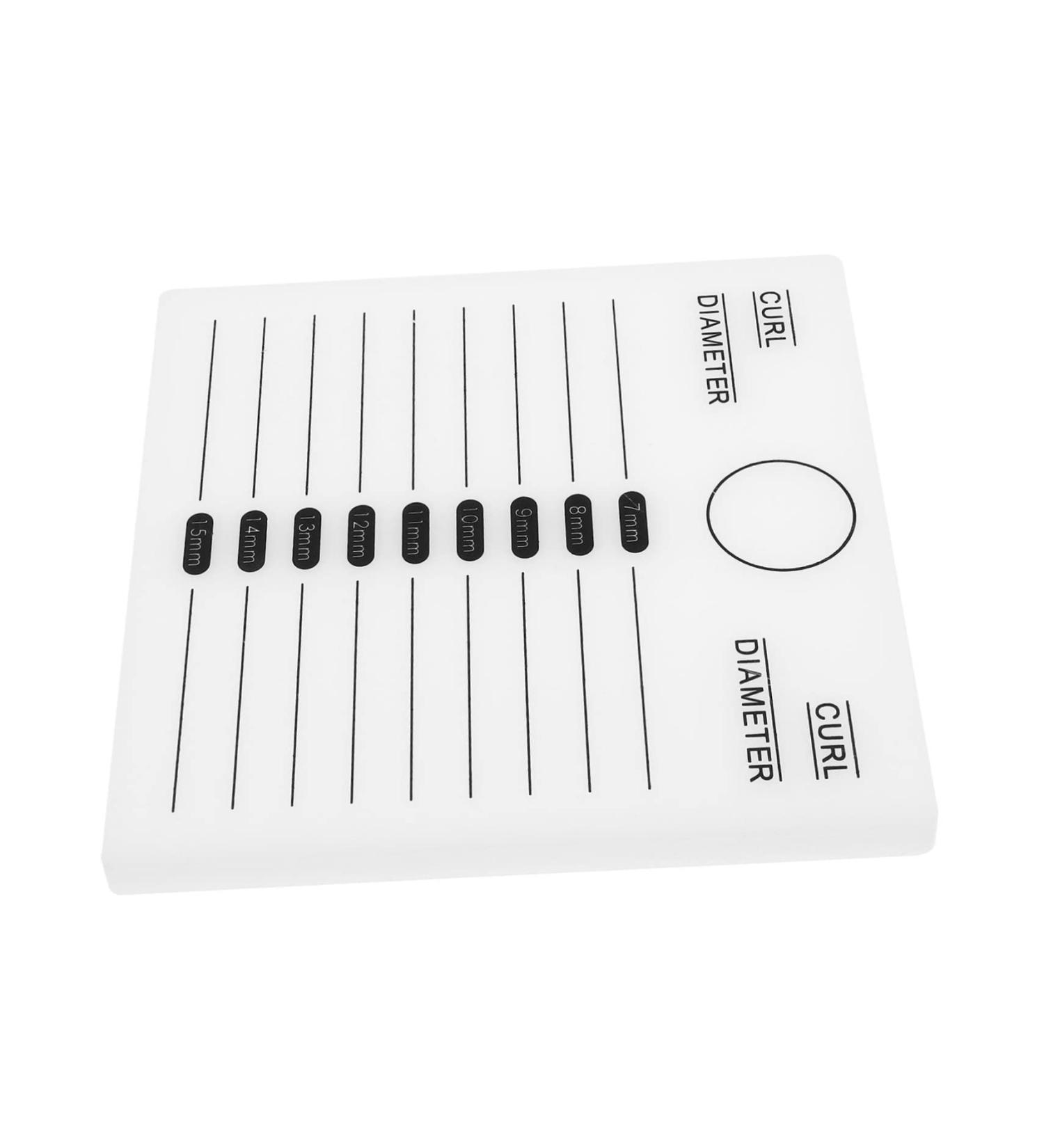 minkissy 1pc Eyelash Spacer Eyelash Gasket Glass Eye Lash Stand Eyelash Crystal Pallet Grafting Pad Lash Grafting Plate Tool Lash Trays Lash Grafting Gasket Acrylic Auxiliary White Epoxy - Buy Online on GoSupps.com