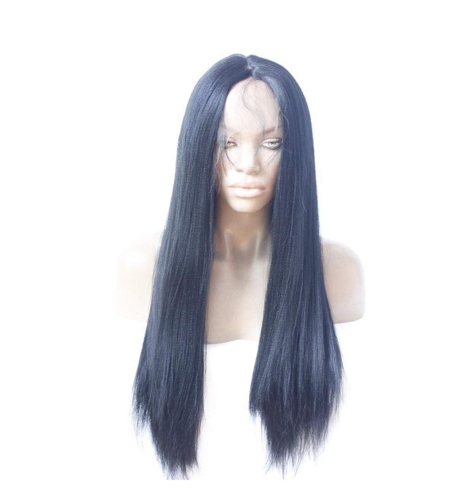Shop Women's Long Straight Front Lace Wig - Chemical Fiber Hair | International Shipping Available - Buy Online on GoSupps.com