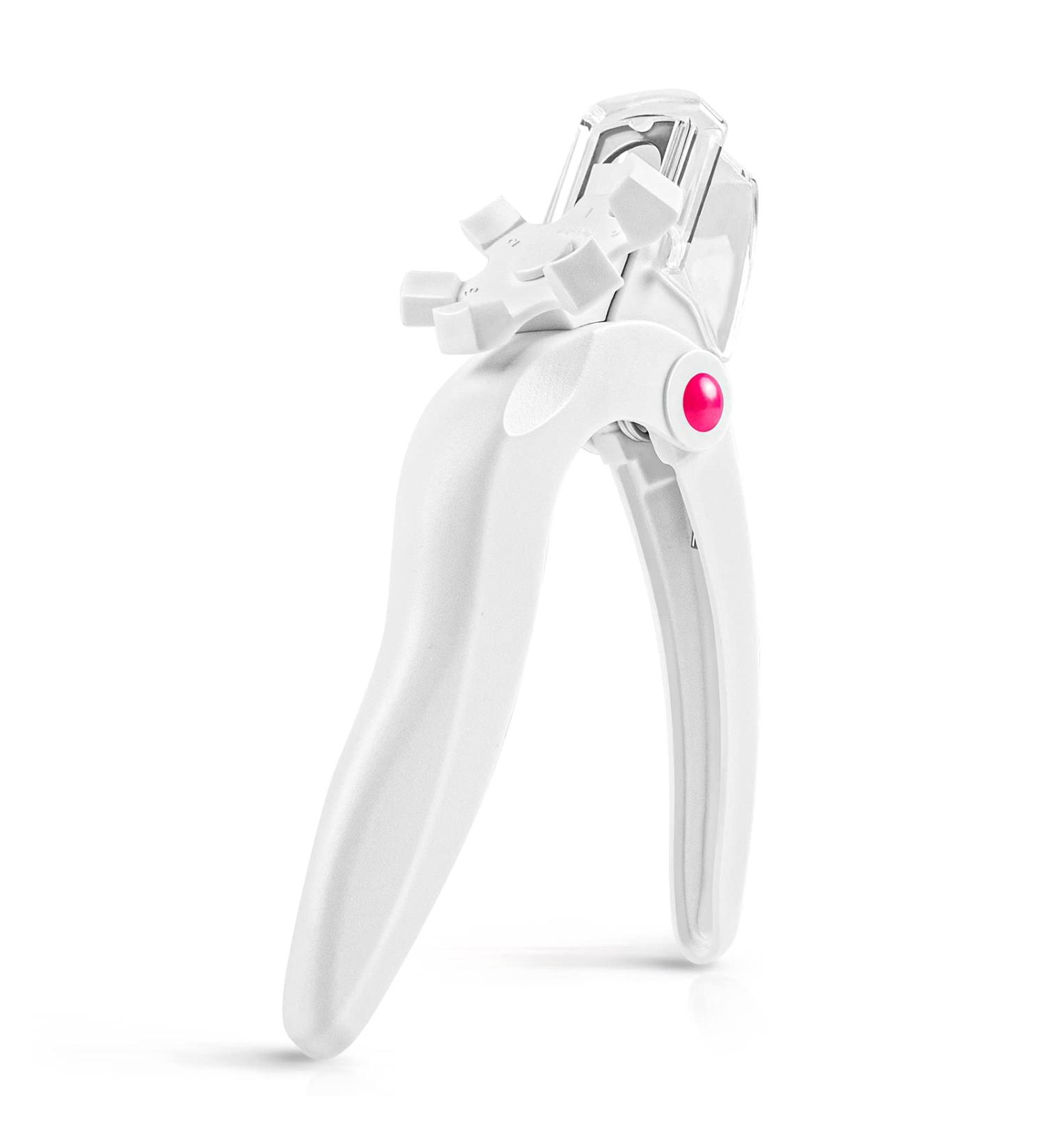 MelodySusie White Adjustable Stainless Steel Nail Clippers for Acrylic Nails - Professional Rotary Cutter for False Nail Tips - Manicure Salon Tool - Buy Online on GoSupps.com