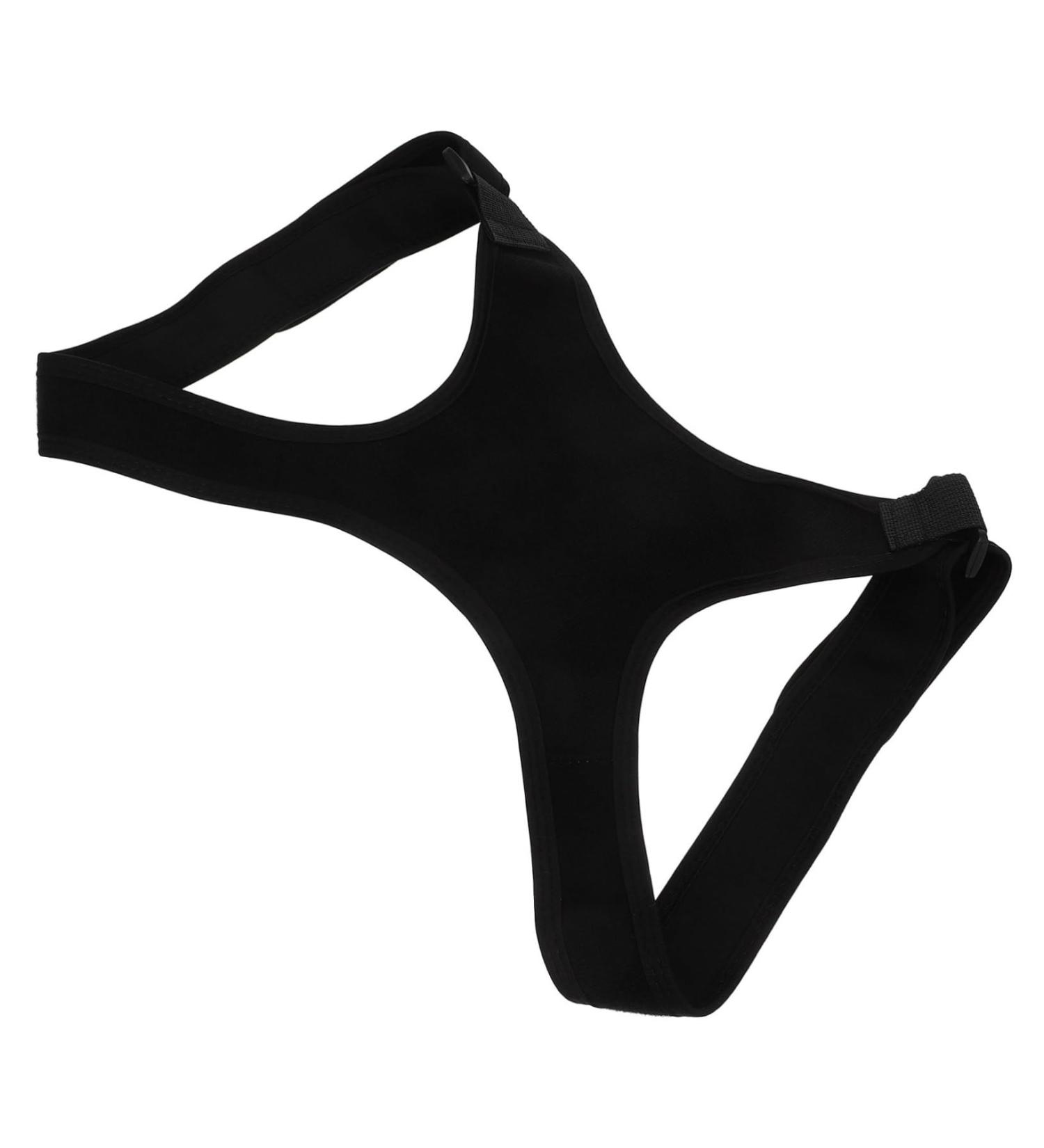 GLEAVI Belt Brace Shoulder Rest Holder Posture Band Back Straightener Black Polyester - Buy Online on GoSupps.com