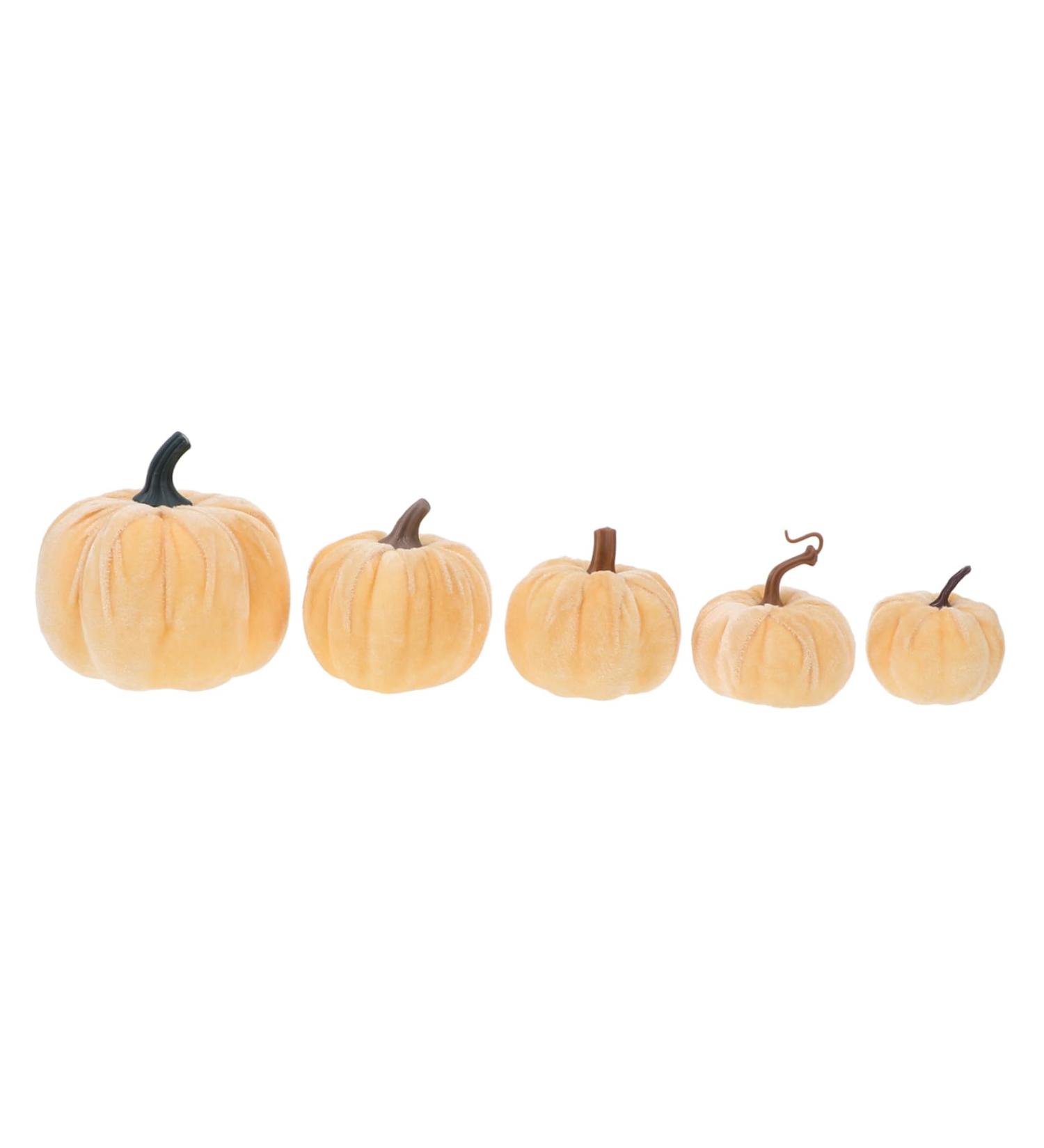 PRETYZOOM 10 Pcs Flannel Foam Pumpkin Fall Decorations for Home Pumpkin Simulation Mini Pumpkin Small Pumpkins Pumpkin Decor Decorative Pumpkins Halloween Pumpkins Bracelets Bulk Ornaments As Shownx4pcs 14X12.5X12.5CMx4pcs - Buy Online on GoSupps.com