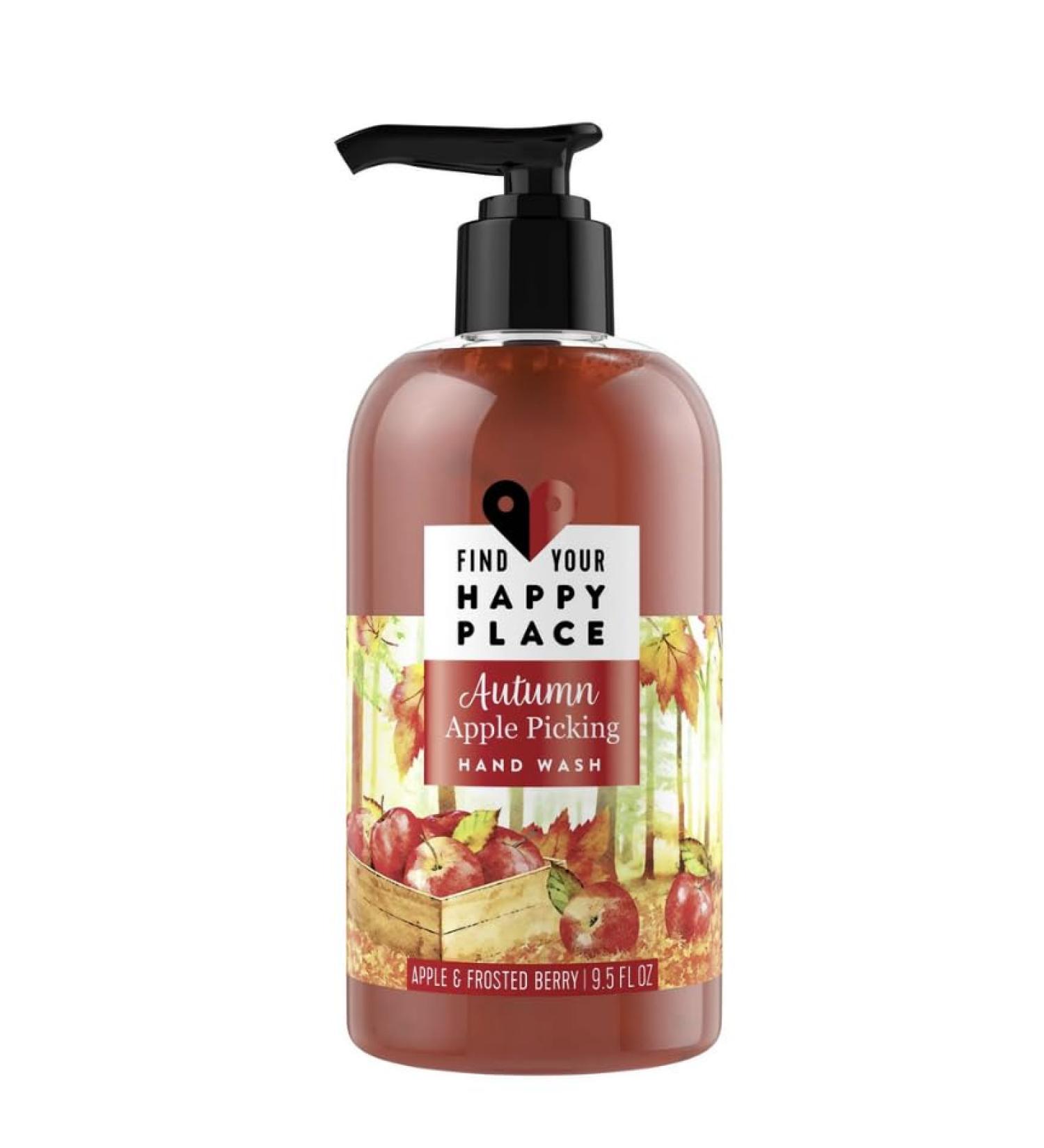 Find Your Happy Place Autumn Apple Picking Liquid Hand Wash Apple and Frosted Berry 9.5 fl. oz.
