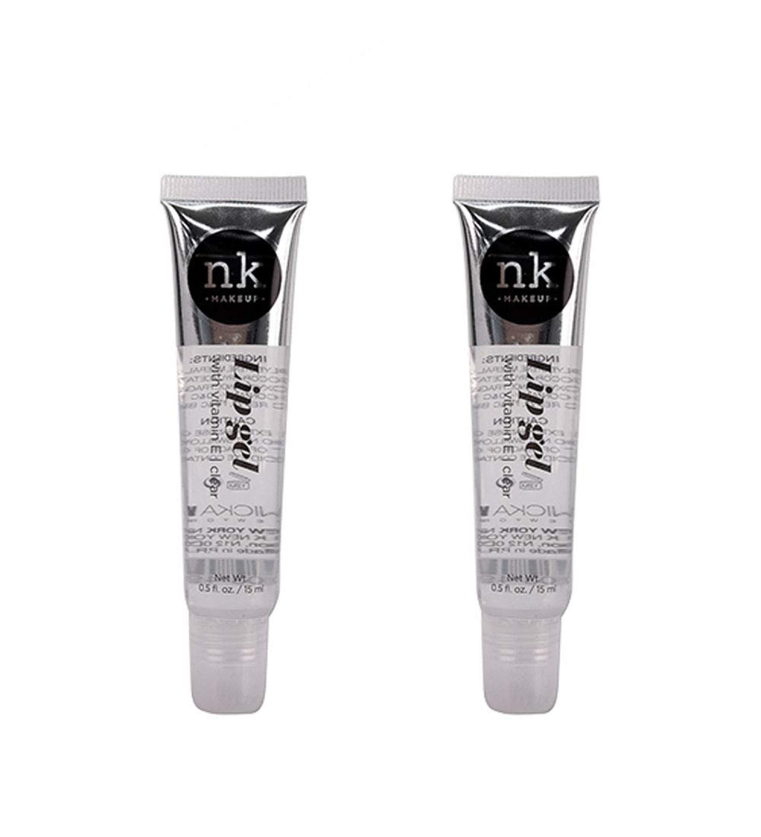 Pack of 2. NICKA K NEW YORK Clear Vitamin E Lip Gel