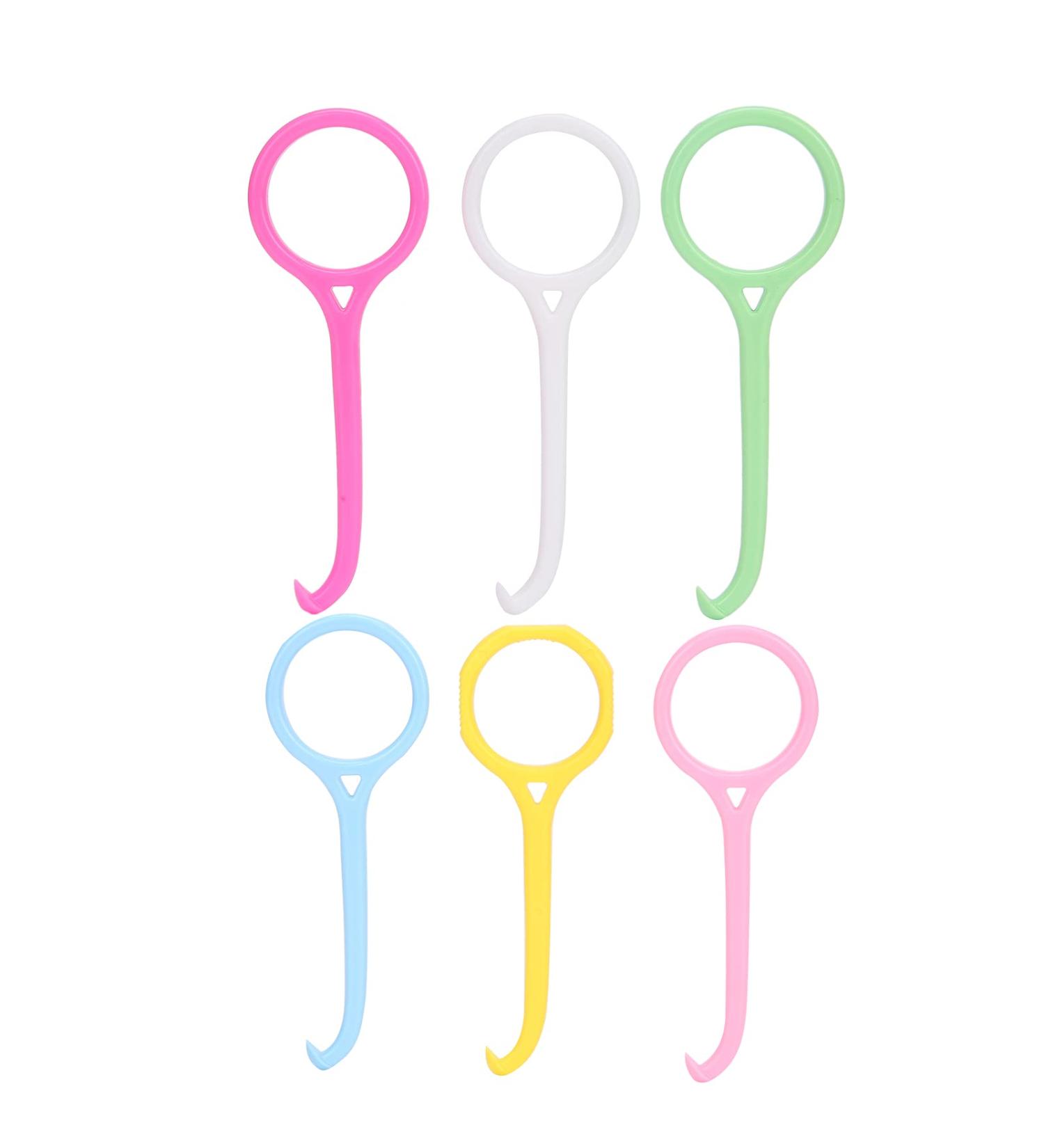 Aligner Remover Tool - 6 Pack Food Grade Plastic Oral Care Accessories in Vibrant Colors - Buy Online on GoSupps.com