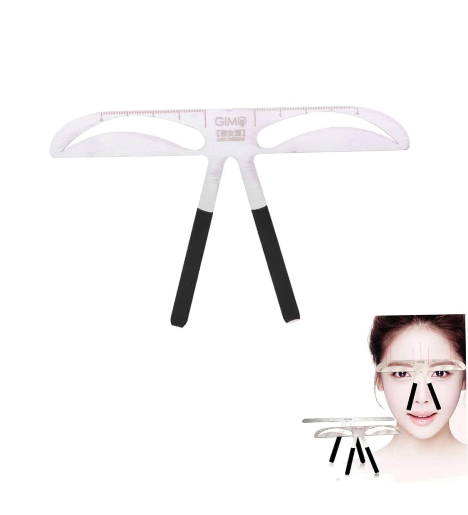 POPETPOP Eyebrow Tools Foot File Stickers Replacement Eyes Eyebrow Stencil Kit Suite Eyebrow Trimming Set - Buy Online on GoSupps.com
