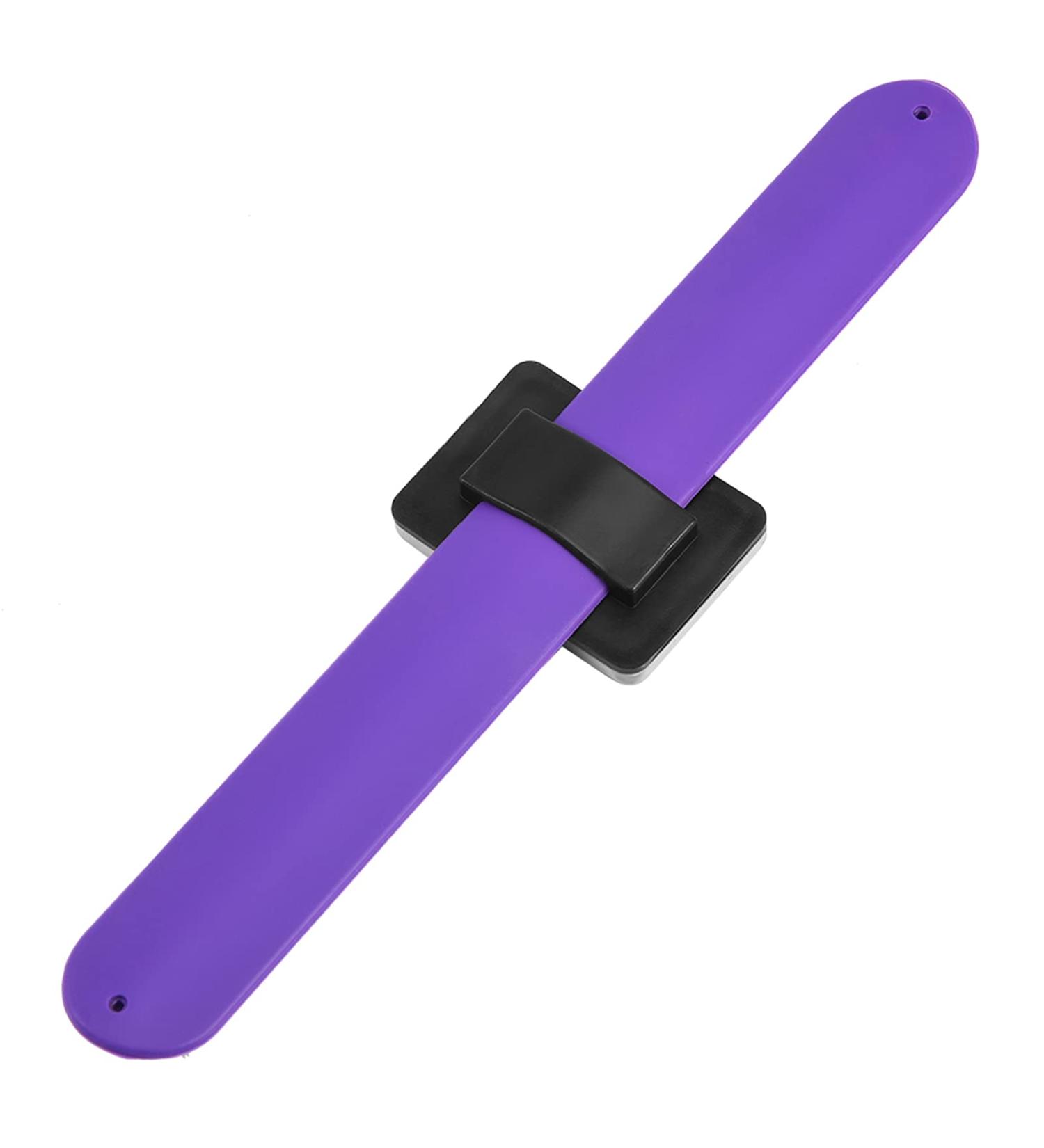 Hair Grip Holder Hair Styles Adjustable Magnetic Wrist Band for Hairdresser Barbers(#4-purple) - Buy Online on GoSupps.com