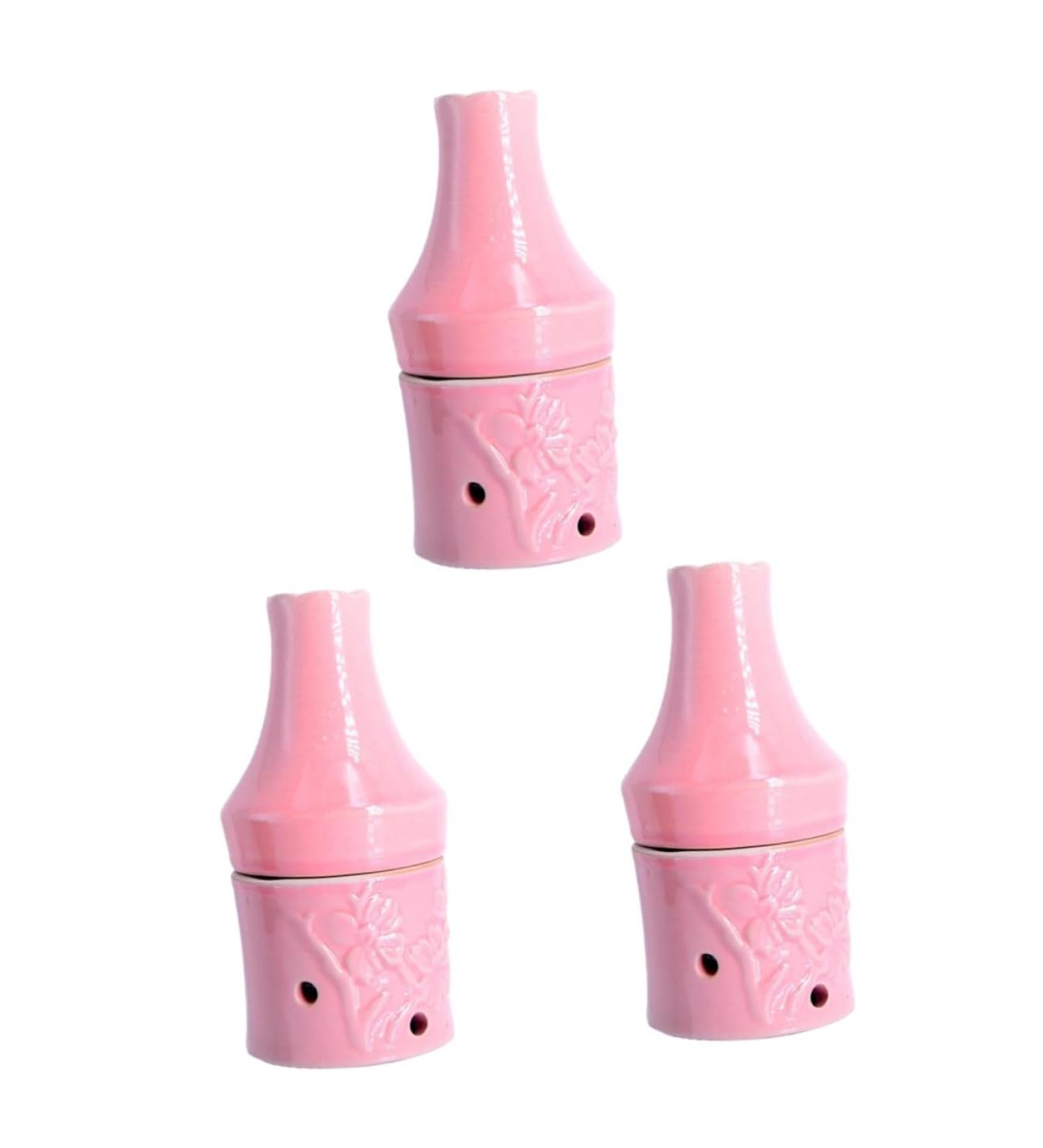 Gatuida 3 STK MOXA Massage Pot Set - Porcelain Moxa Burner & Accessories - Moxibustion Tool for Relaxation - Palace Ai-Box Rosa - Buy Online on GoSupps.com