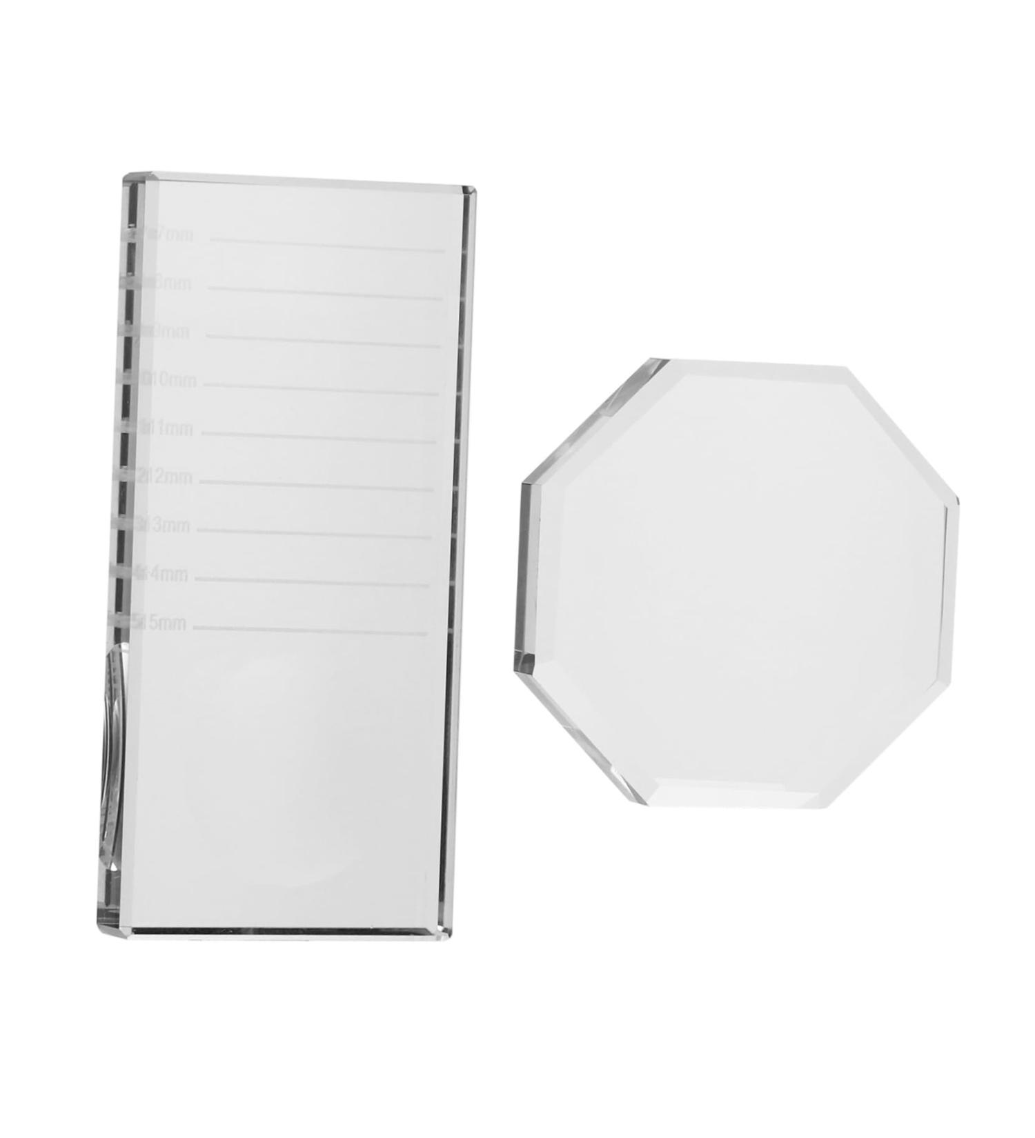 VICASKY 2pi ces Joint Verre pour Faux Cils Coussinet pour Greffe de Cils Outil de Support Transparent pour Extensions - Buy Online on GoSupps.com