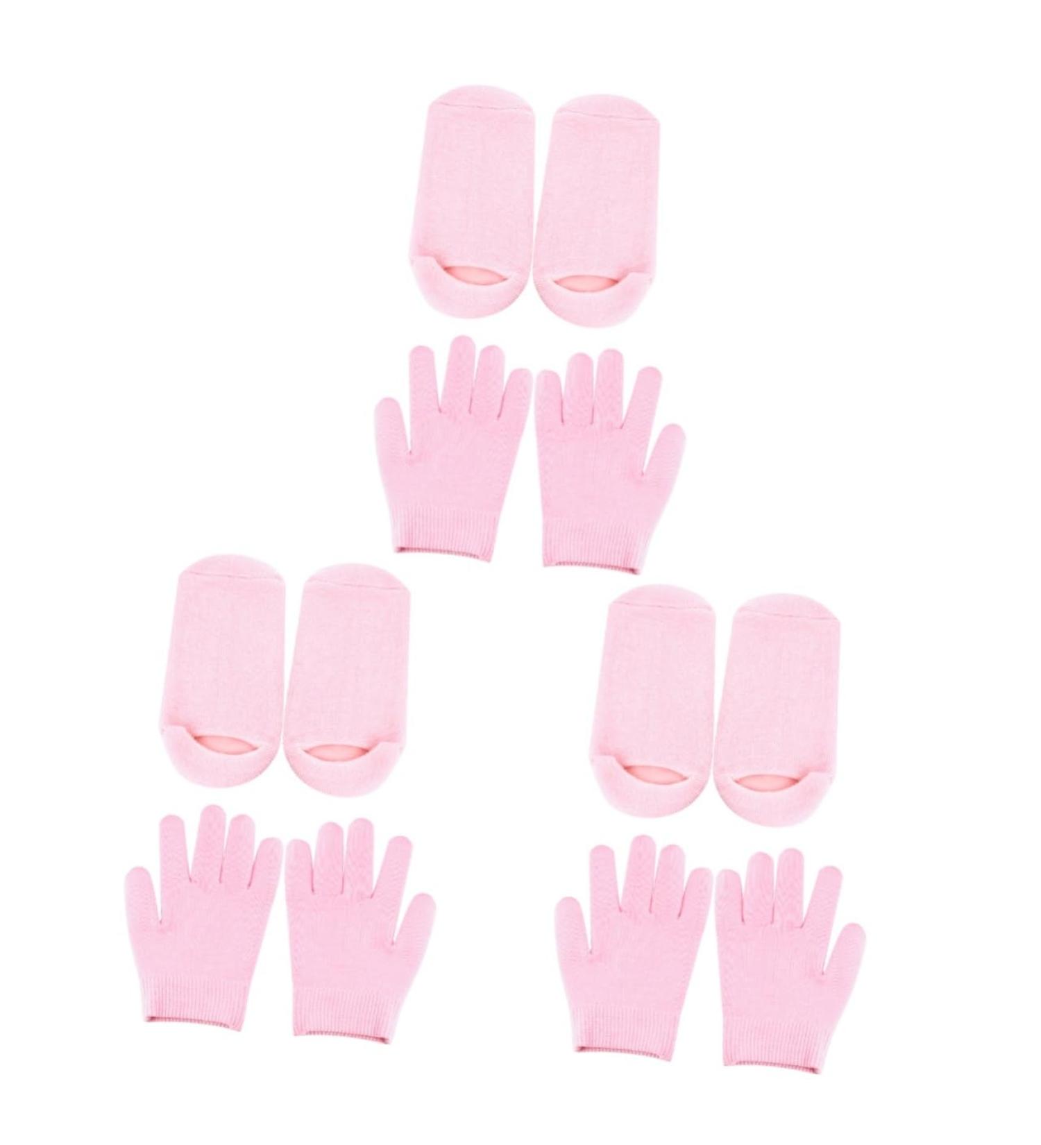 minkissy 6 Pairs Silk Socks Foot Mask Women s Socks Mittens Kids Moisturizing Gloves Mitten Moisturizing Fingerless Glove Hydrating Gloves Gloves Exfoliating Mask Miss Hand Cotton Gloves - Buy Online on GoSupps.com