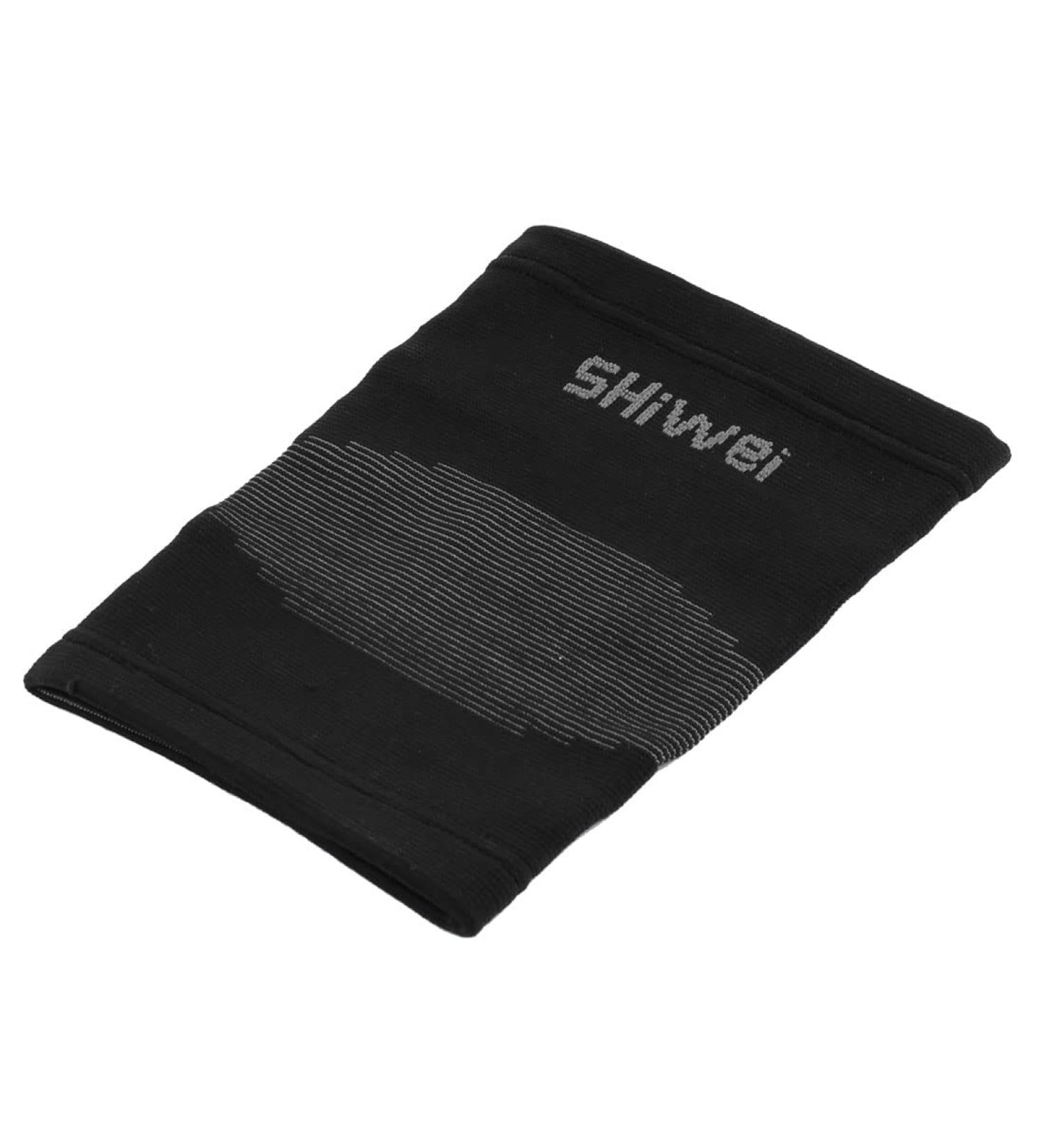 Ruilogod Cotton Blends Sports Running Calf Support | Comfortable Joint & Muscle Compression | Black & Gray - International Shipping Available - Buy Online on GoSupps.com