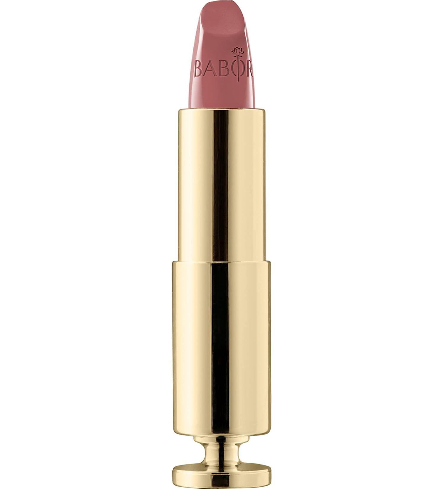 Babor Makeup Lip Color - Creamy Long-Lasting Lipstick | Moisturizing & Shiny | 10 Shades Available - Powdery Peach 4g - Buy Online on GoSupps.com