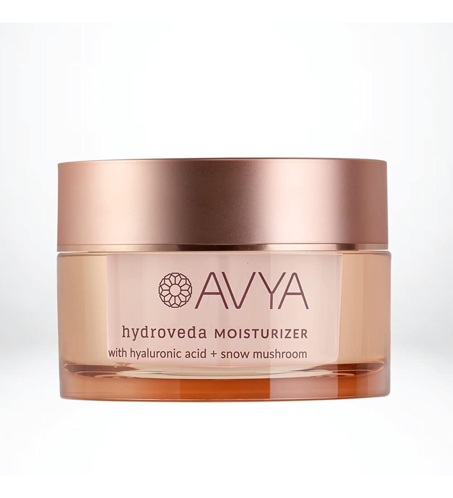 AVYA Hydroveda Moisturizer (1.7oz) - Advanced Ayurvedic Skincare/Hyaluronic Acid with Snow Mushroom/Soothes and Hydrates for Youthful Skin - Buy Online on GoSupps.com