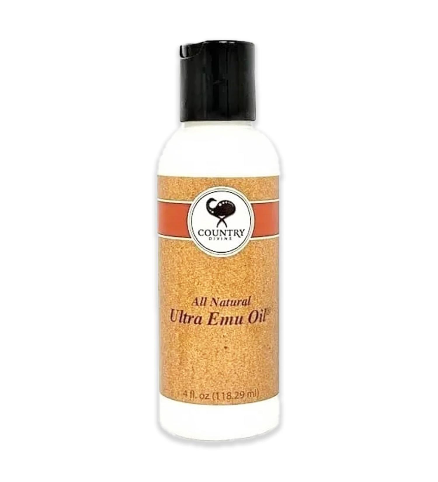 100% Pure American Made Emu Oil 4oz | All Natural Fully Refined for Multiple Uses - Buy Online on GoSupps.com
