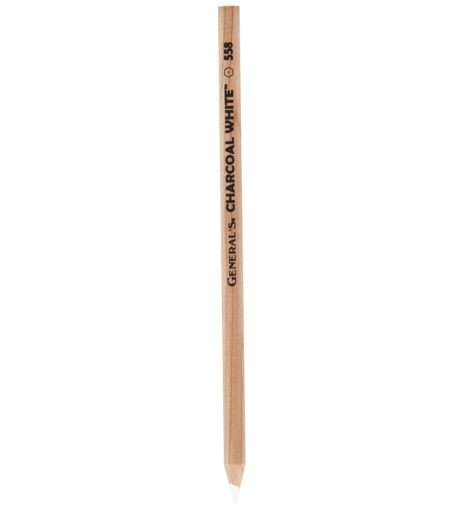 General's Charcoal White Pencil Number 2 558 Pack of 12