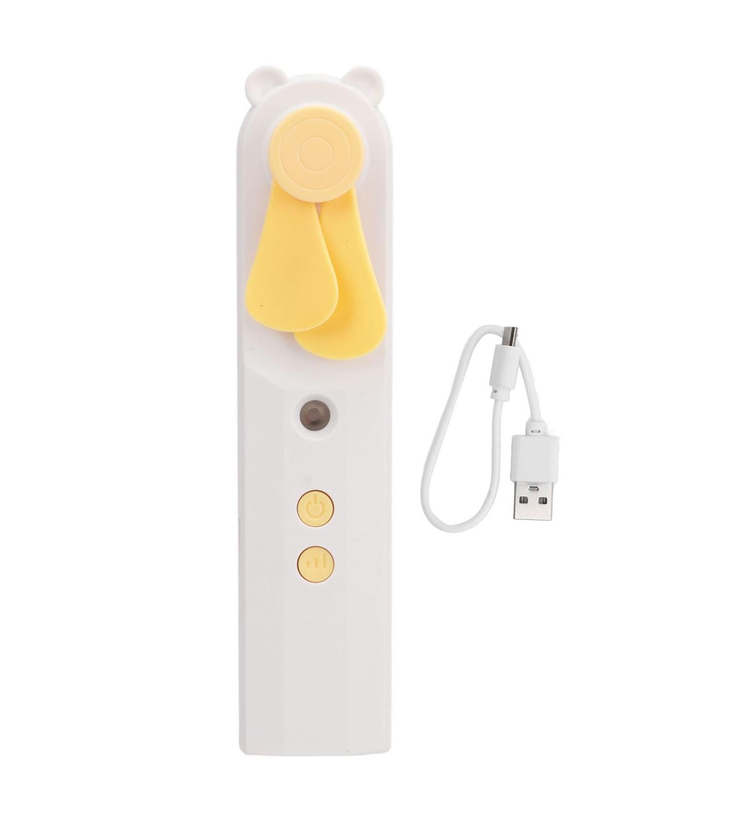 Yellow Mini Face 2 Speed Modes USB Nano Mist Diffuser Nano Nano Mist Diffuser Facial Sprayer Mini Face Handheld Fan Facial for Home Travel Office - Buy Online on GoSupps.com
