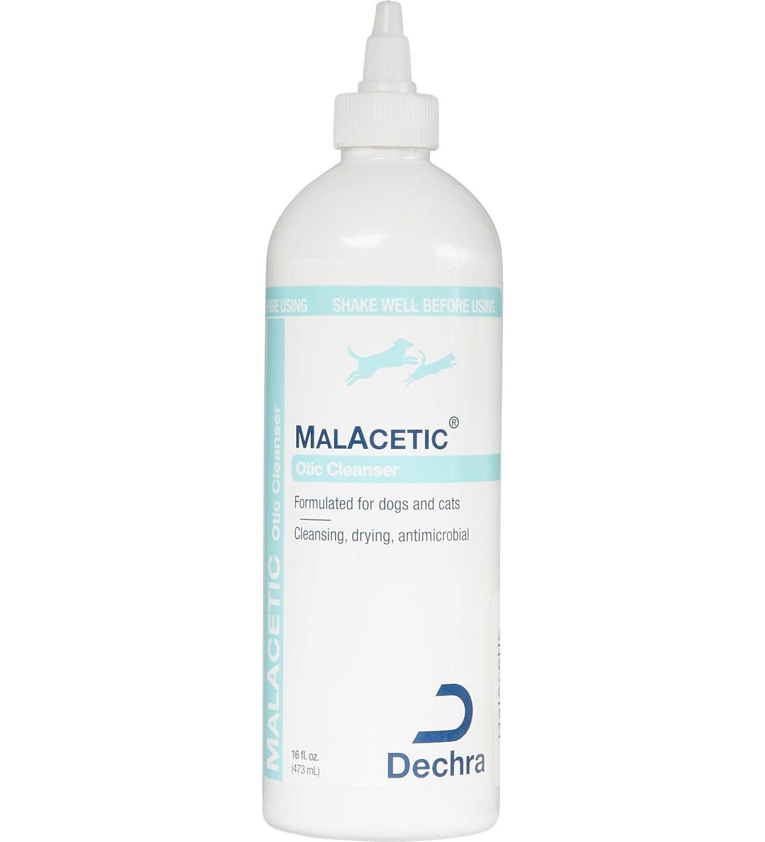 Dechra MalAcetic Otic Cleanser for Cats and Dogs 16 oz