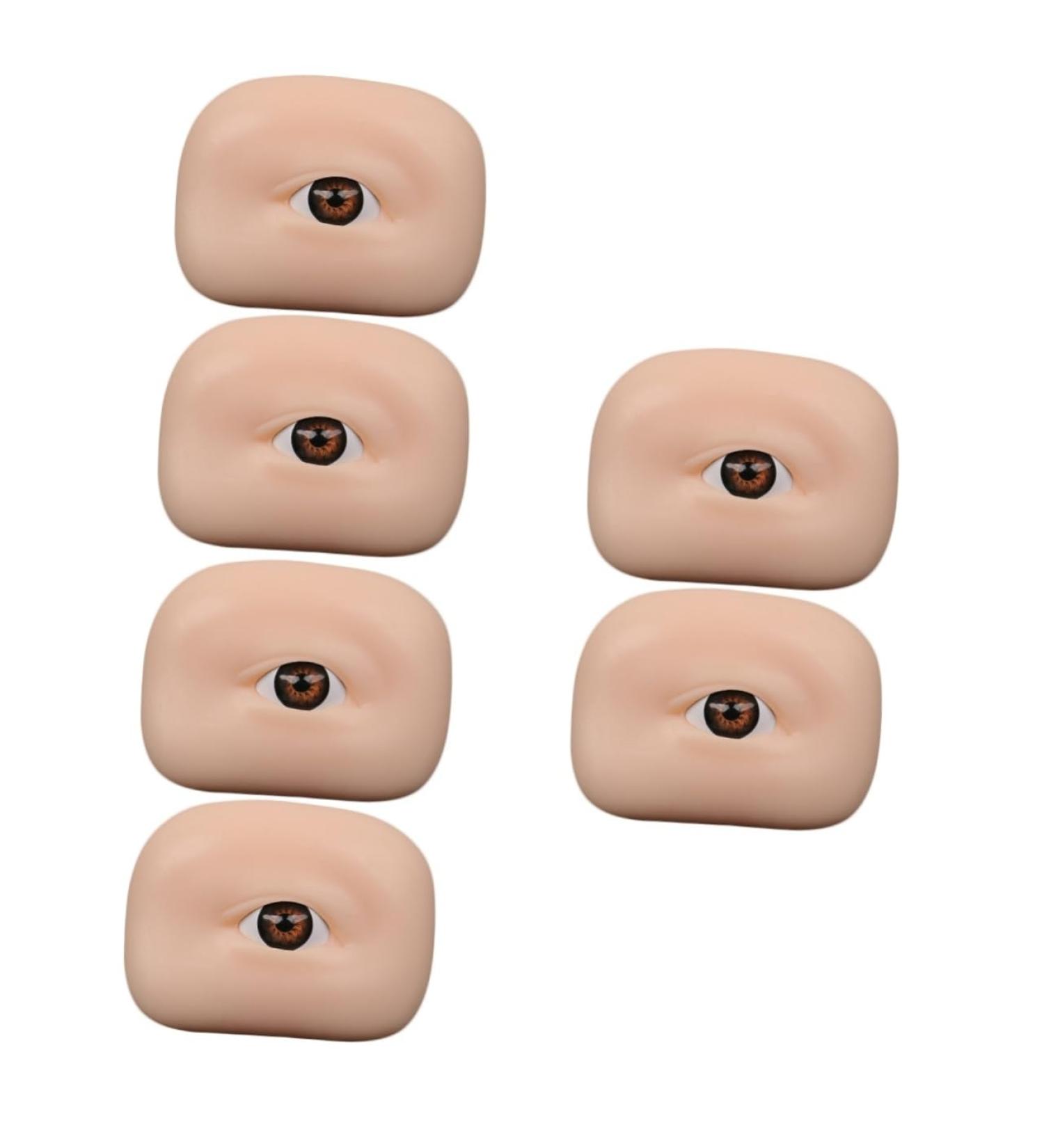 Housoutil 6 Pcs Eye Practice Skin Eyeshadow Practical Training Eye Skin Eyebrow Makeup Board Practice Tools 6.5x4.9cm x3pcs As Shownx3pcs - Buy Online on GoSupps.com