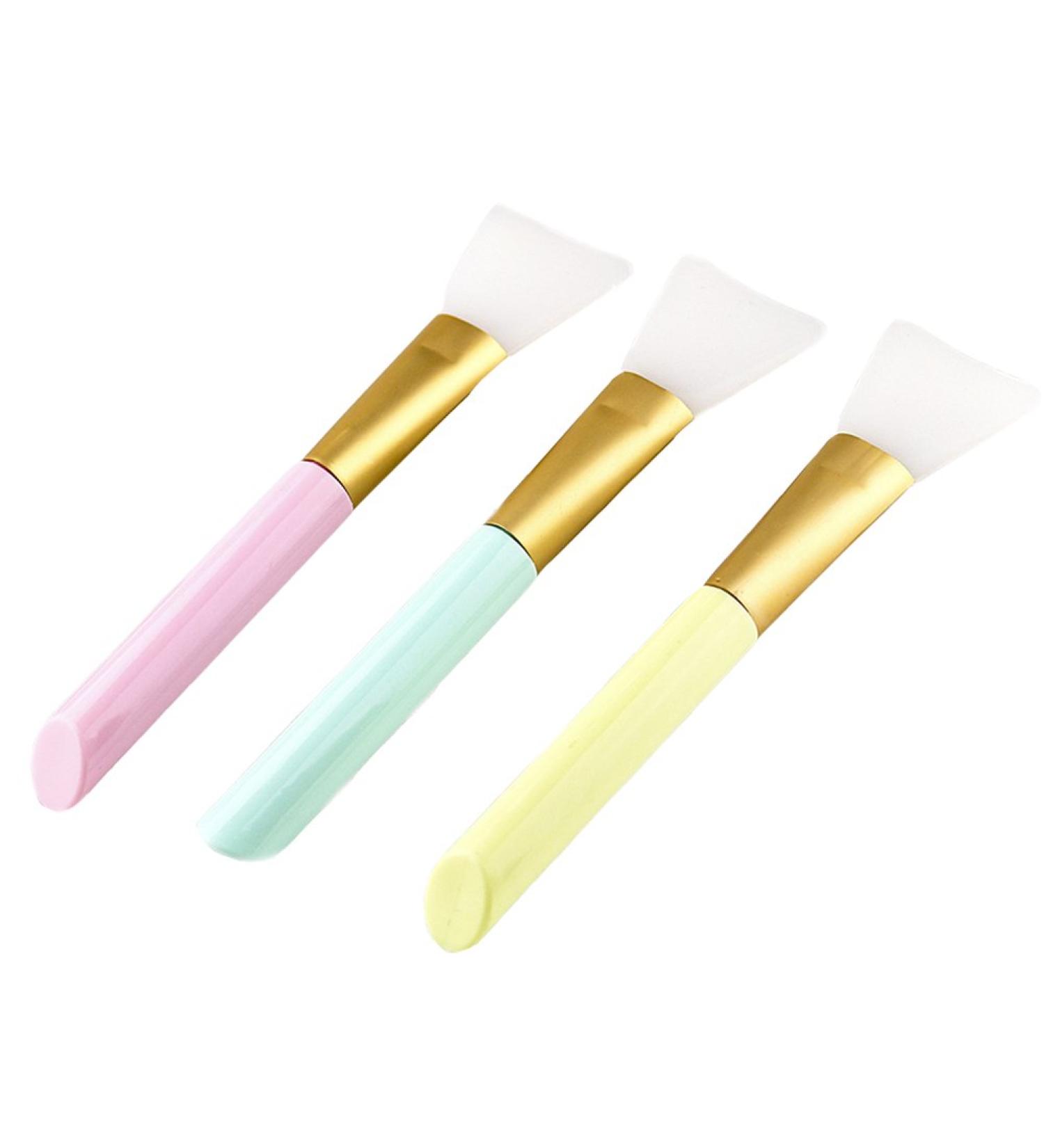 3 Pieces Silicone Facial Mask Brush Face Care Butter Mud Applicator Tools - Buy Online on GoSupps.com