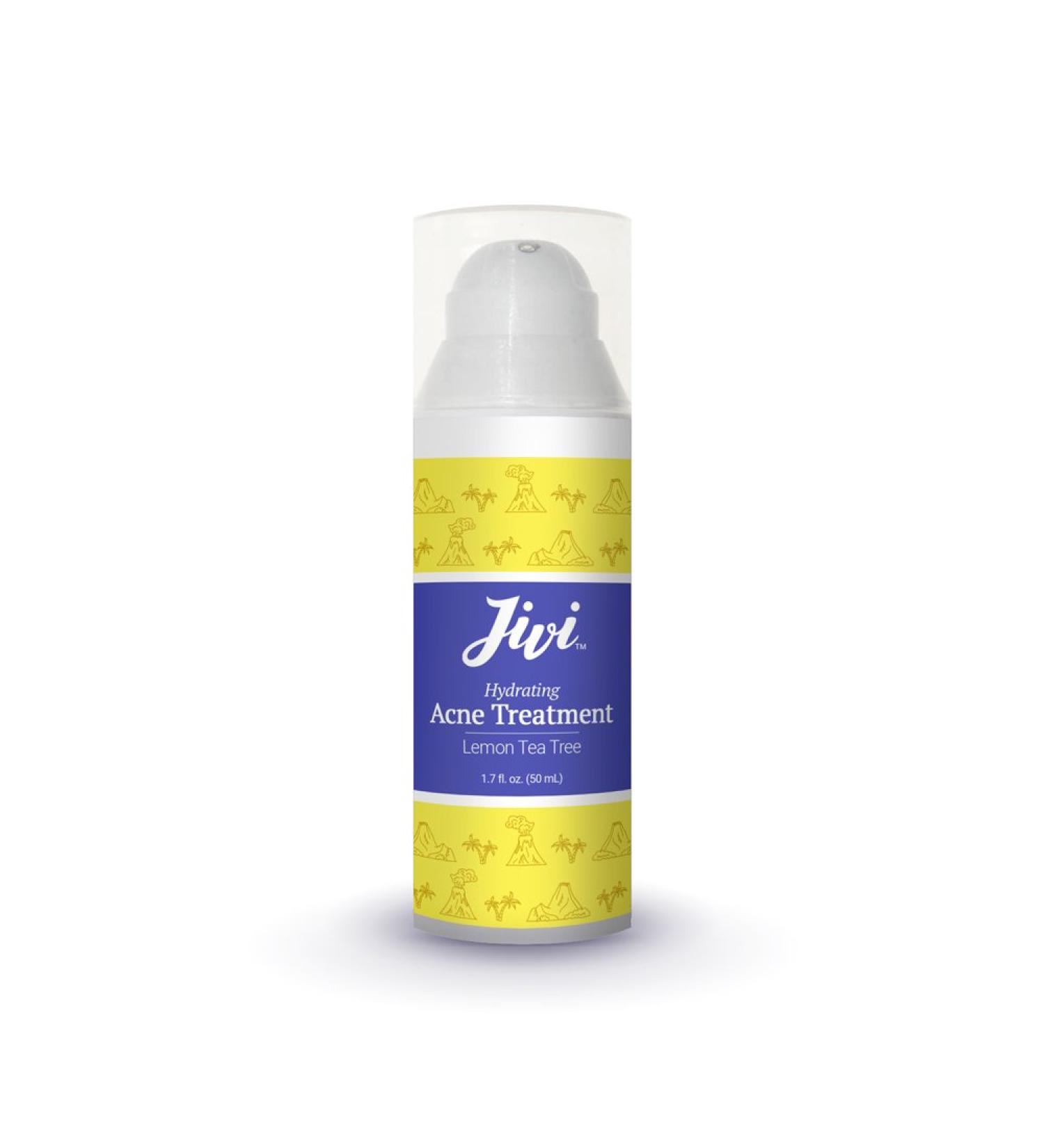 Jivi Hydrating Acne Treatment | 100% Natural Lemon Tea Tree Spot Treatment for All Skin Types | Eliminates Breakouts & Scarring - 1.7 fl. oz - Buy Online on GoSupps.com