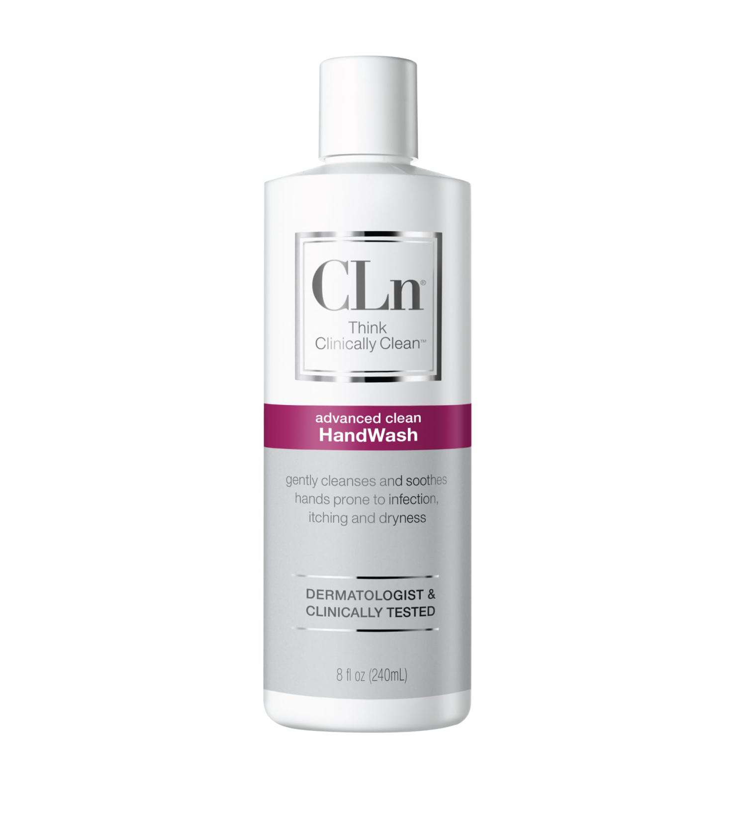 CLn HandWash - Advanced Hygiene for Hands Formulated with Glycerin for Sensitive Skin Prone to Hand Dermatitis Redness Irritation Eczema and Rash Fragrance-Free 8 fl oz 8 Fl Oz (Pack of 1) - Buy Online on GoSupps.com
