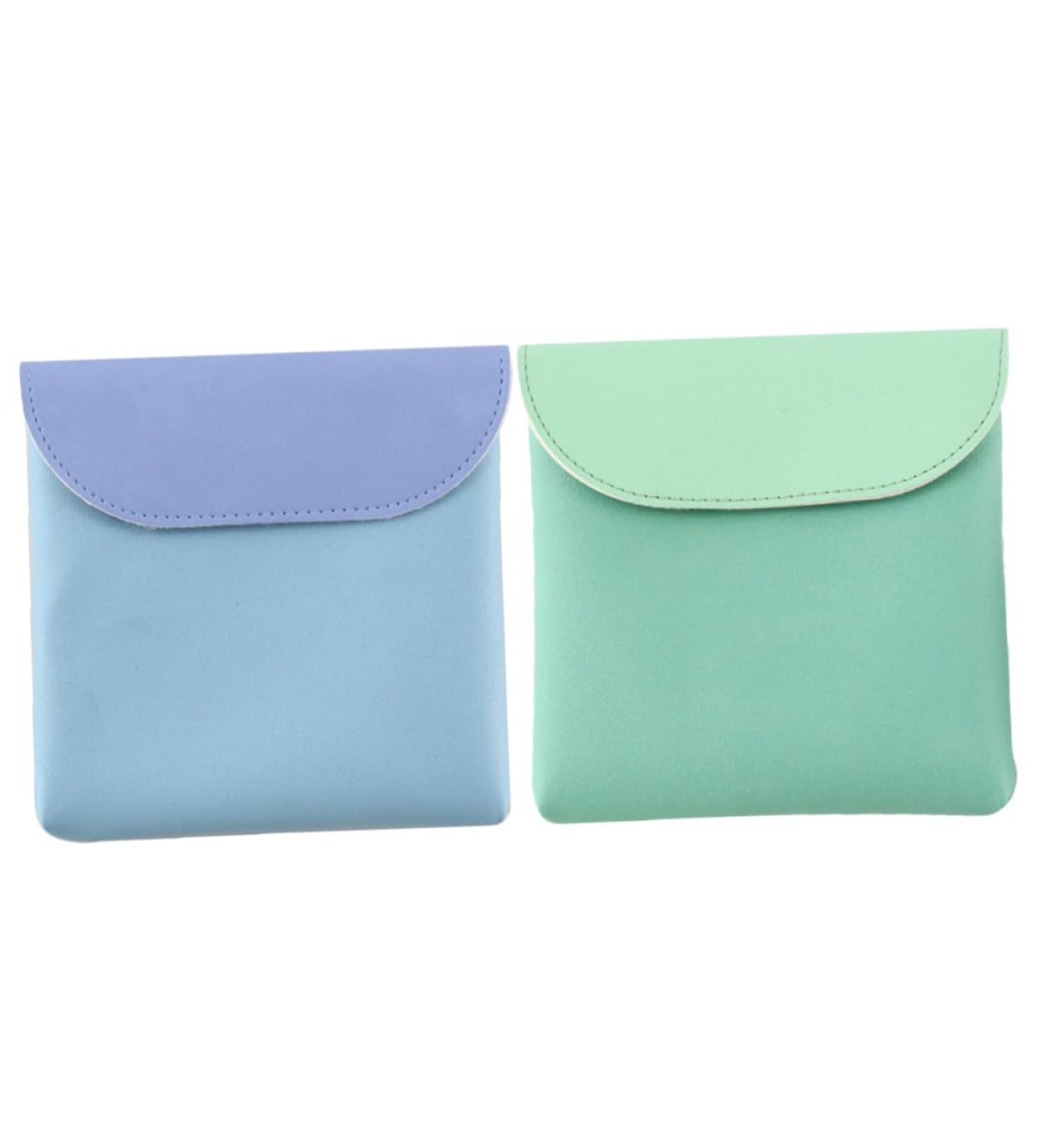 Buy Healeeved Small Tampon Bag - Stylish Period Storage for Students | Mint Cushion Holder & Prochet Design - Buy Online on GoSupps.com